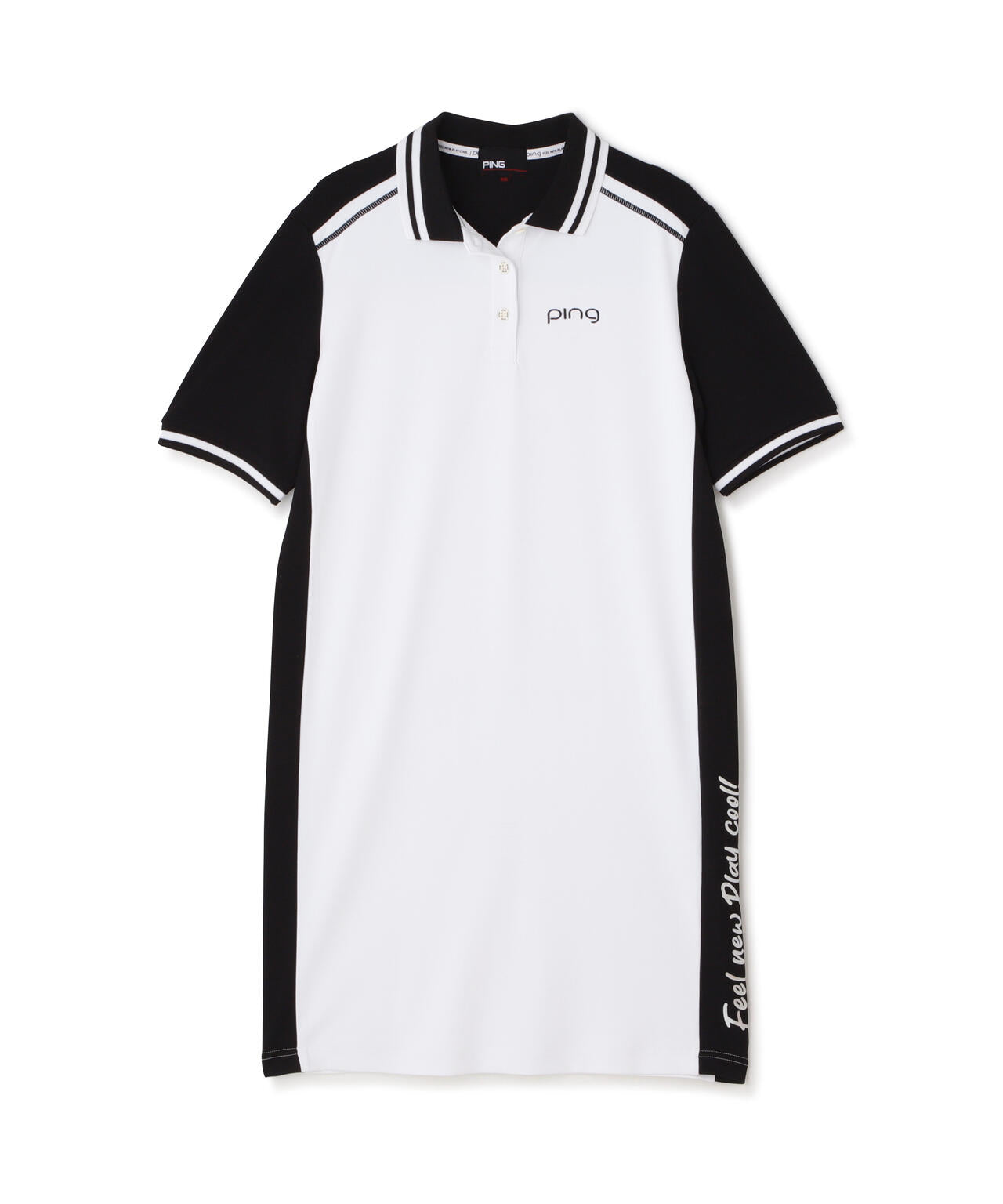 【PING APPAREL】テラカノコ半袖バイカラーポロワンピース ＜LADIES LINE＞＜PERFORMANCE＞ (LADIES)
