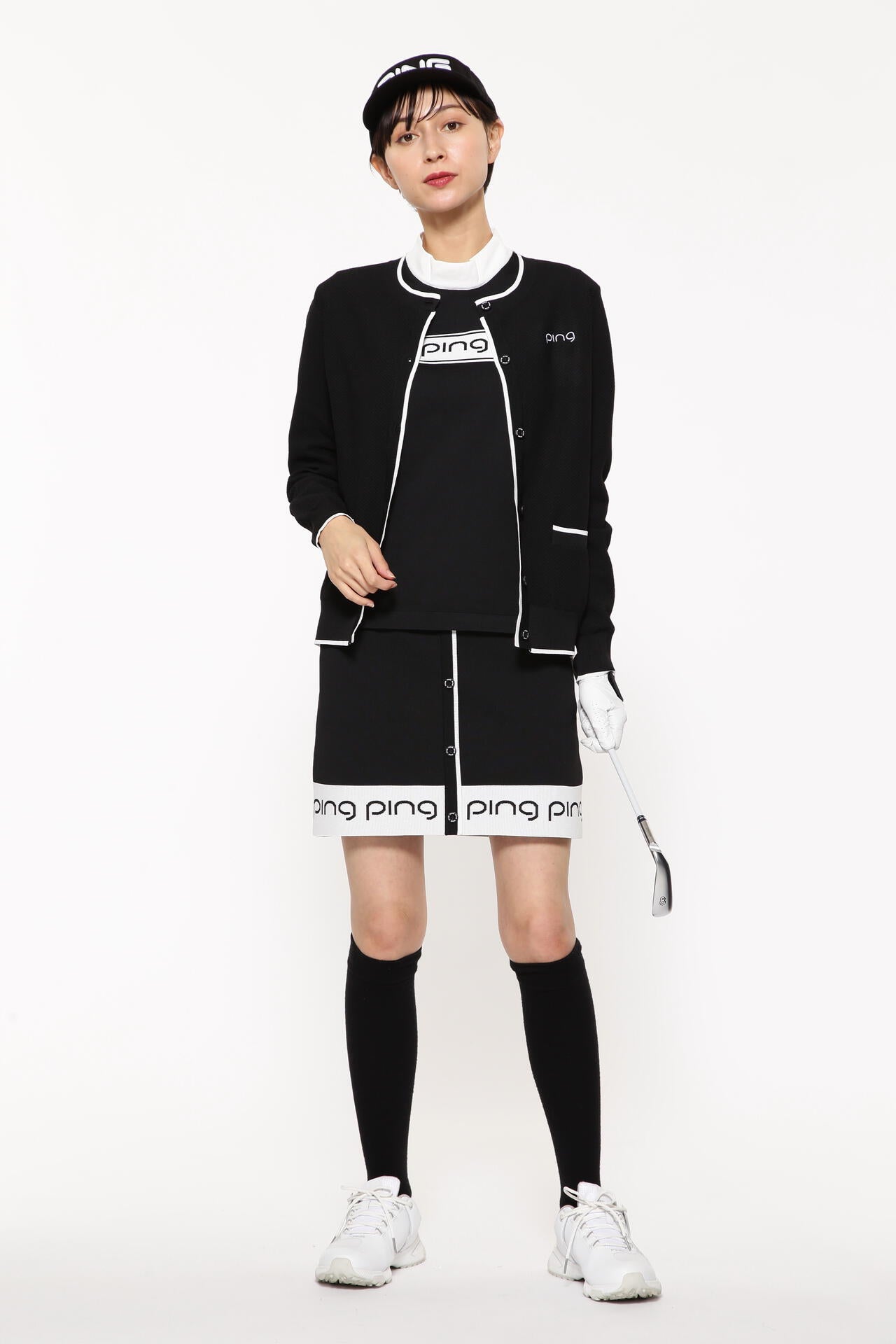 【PING APPAREL】ジャガードニットスカート ＜LADIES LINE＞＜PERFORMANCE＞ (LADIES)