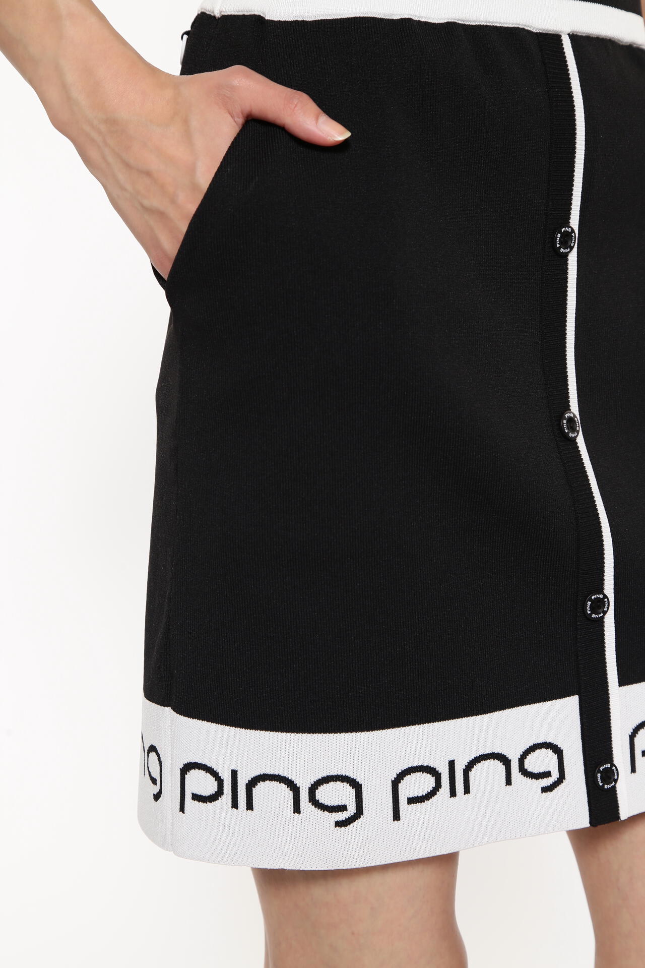 【PING APPAREL】ジャガードニットスカート ＜LADIES LINE＞＜PERFORMANCE＞ (LADIES)