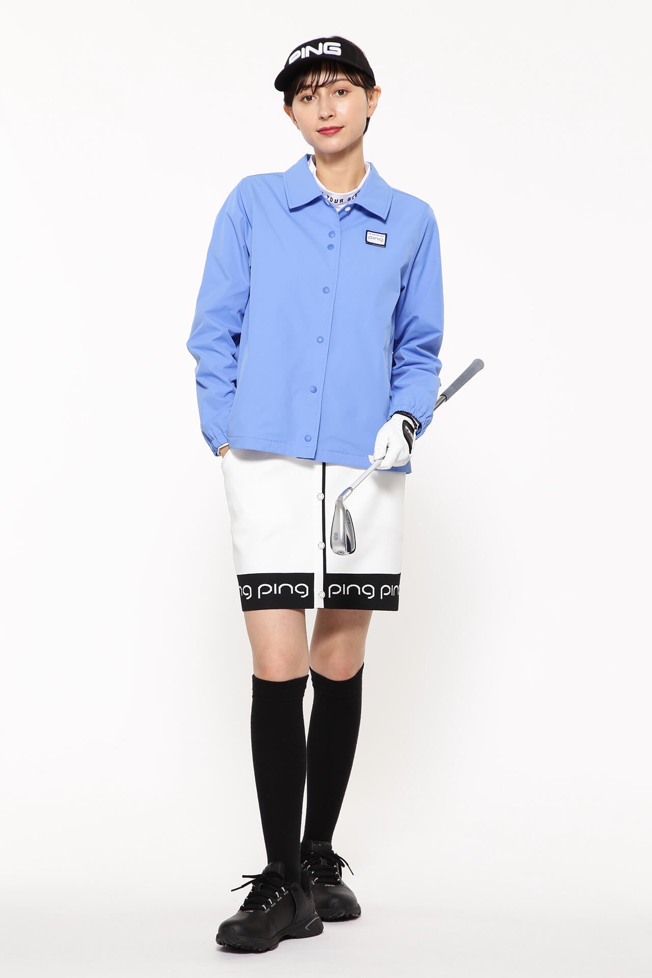 【PING APPAREL】ジャガードニットスカート ＜LADIES LINE＞＜PERFORMANCE＞ (LADIES)