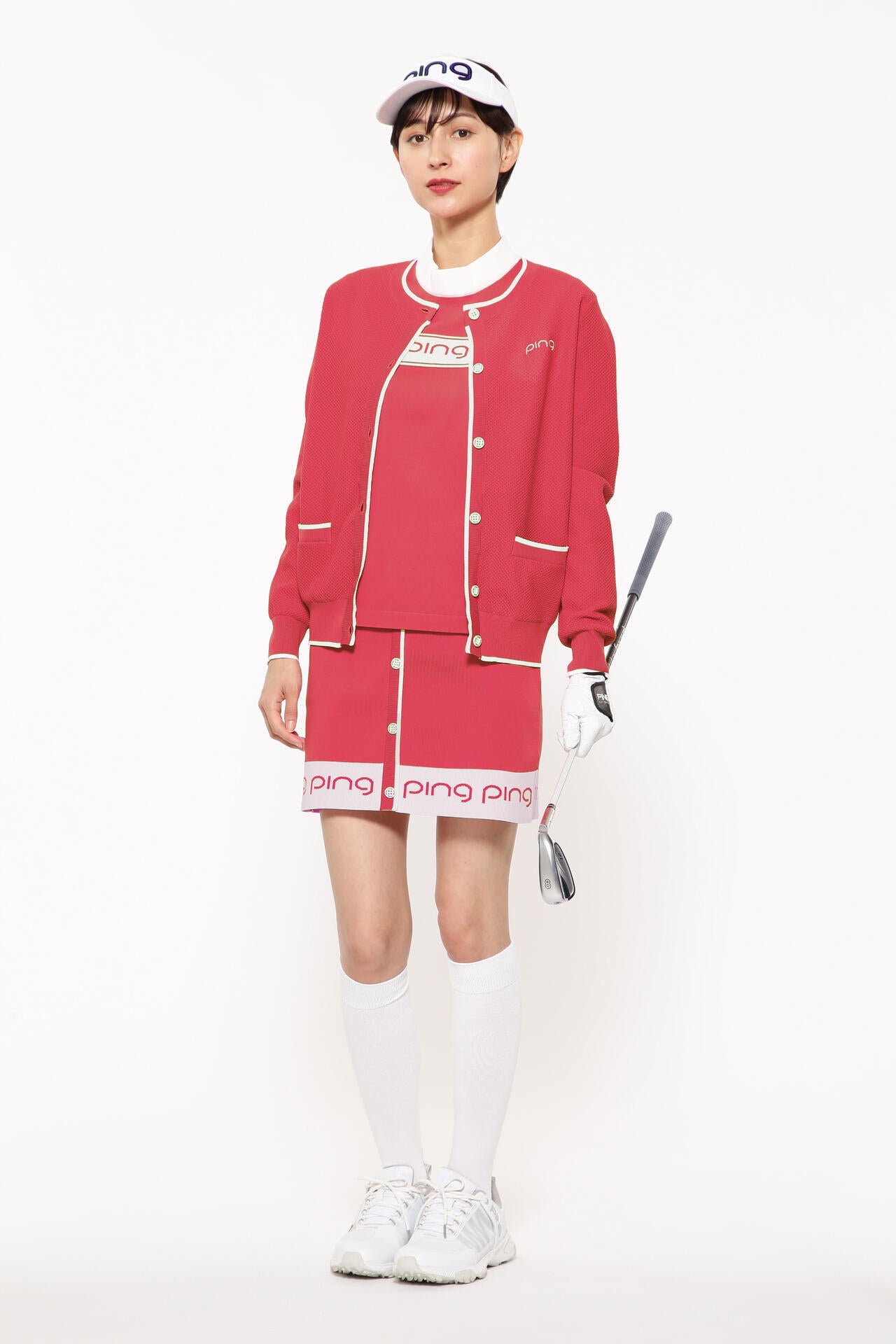 【PING APPAREL】ジャガードニットスカート ＜LADIES LINE＞＜PERFORMANCE＞ (LADIES)