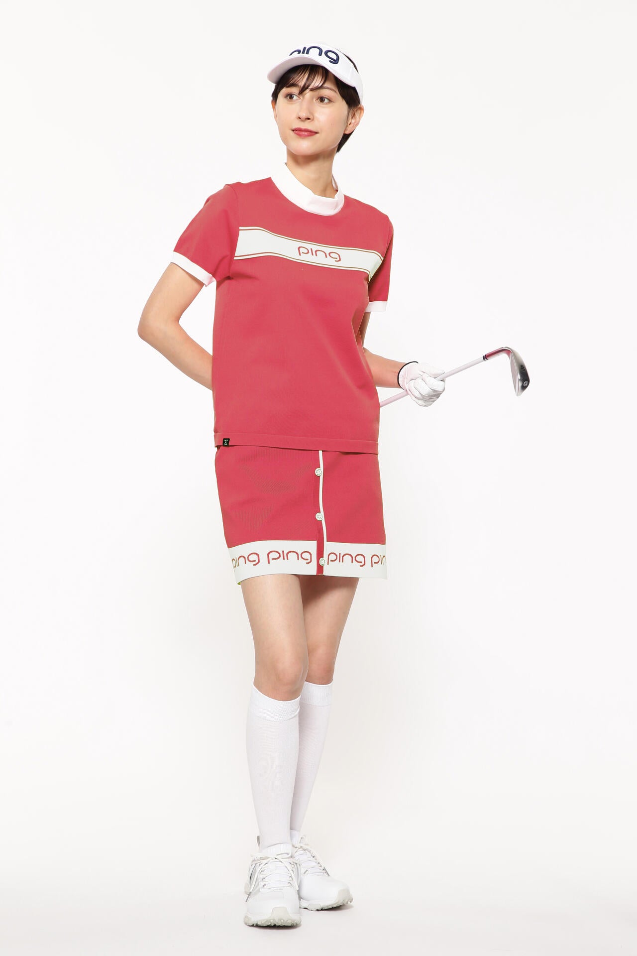 【PING APPAREL】ジャガードニットスカート ＜LADIES LINE＞＜PERFORMANCE＞ (LADIES)