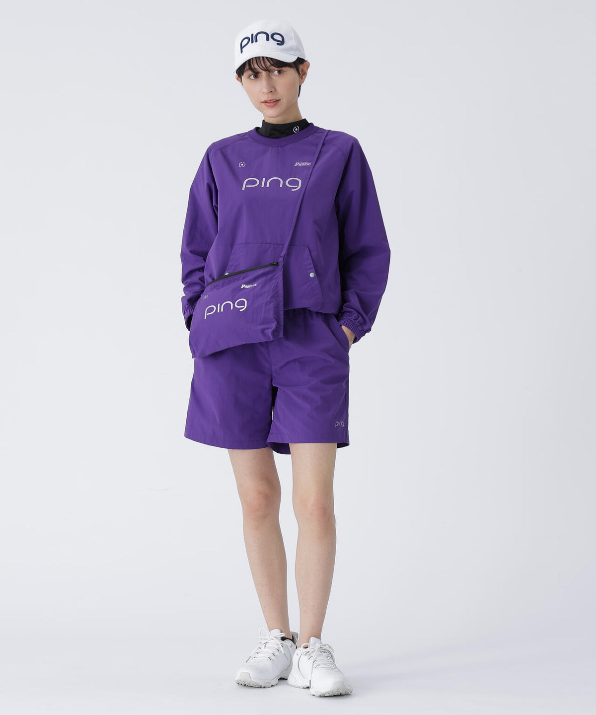 ［PING APPAREL］全方向ストレッチリップストップスニードジャック×ショートパンツ ＜LADIES LINE＞ (LADIES)
