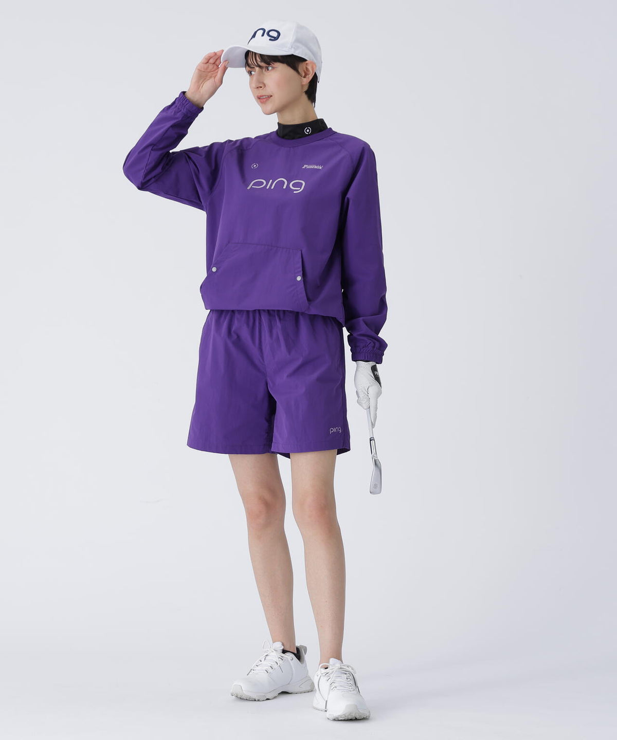 ［PING APPAREL］全方向ストレッチリップストップスニードジャック×ショートパンツ ＜LADIES LINE＞ (LADIES)