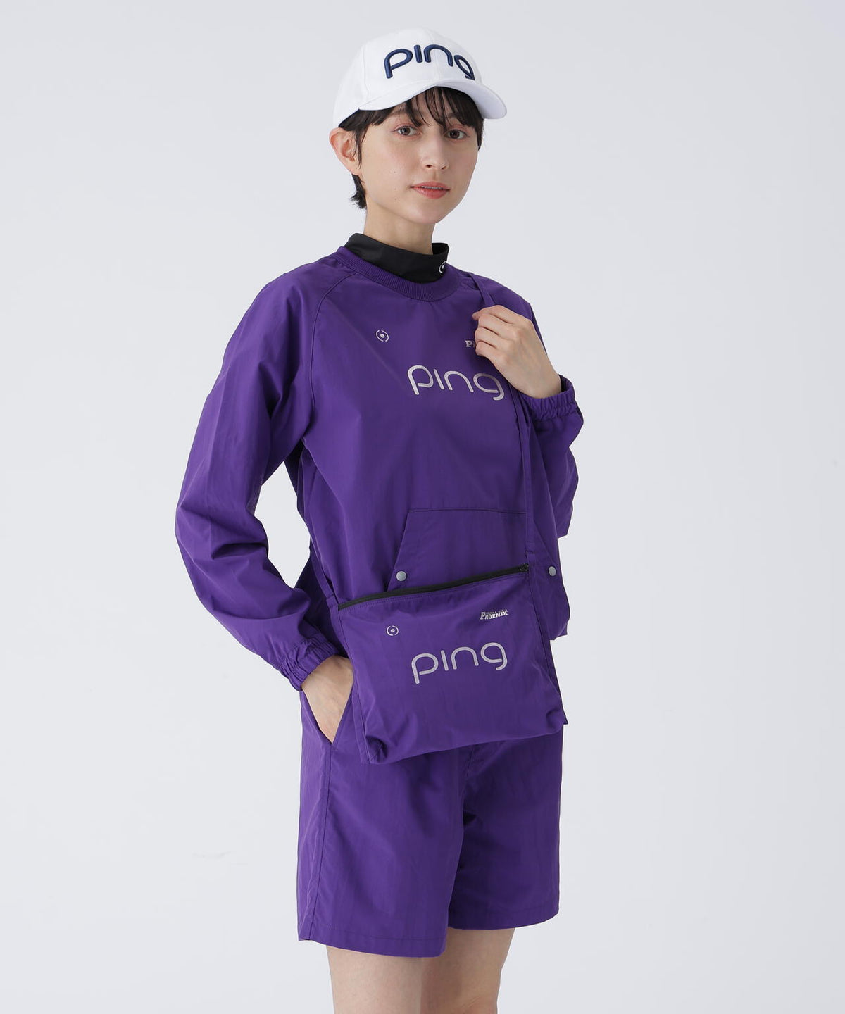 ［PING APPAREL］全方向ストレッチリップストップスニードジャック×ショートパンツ ＜LADIES LINE＞ (LADIES)