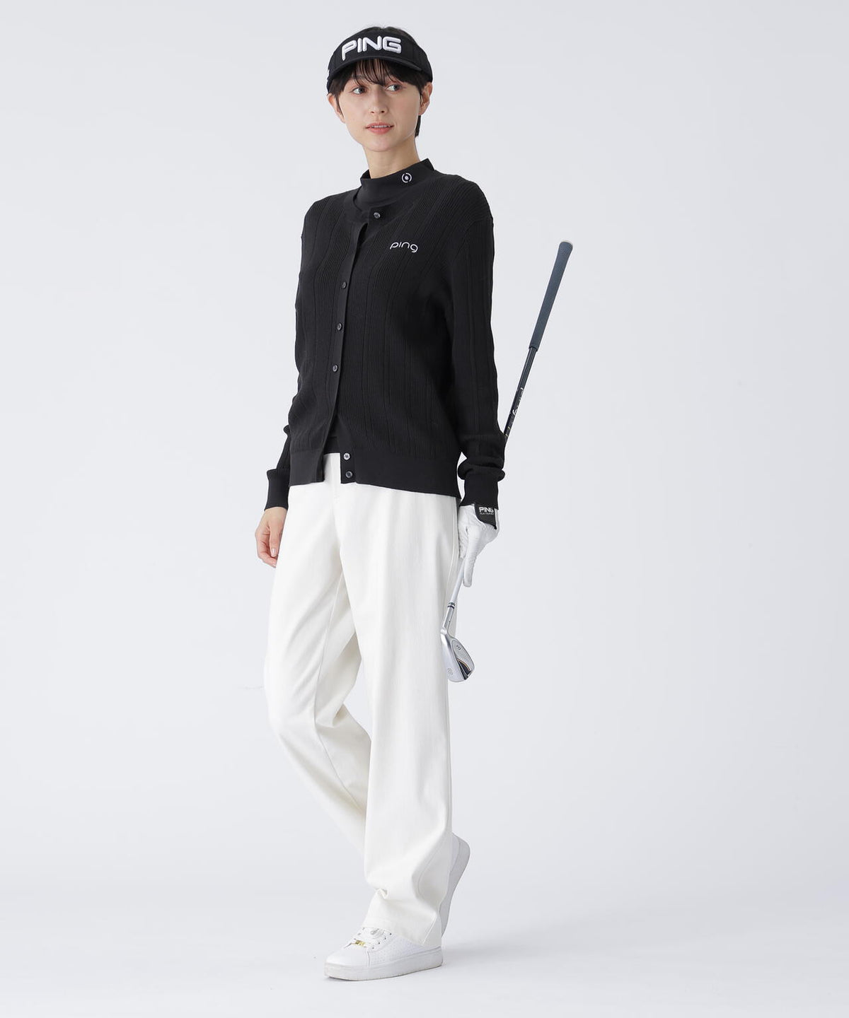 【PING APPAREL】TCツイル5ポケットストレートパンツ ＜LADIES LINE＞ (LADIES)