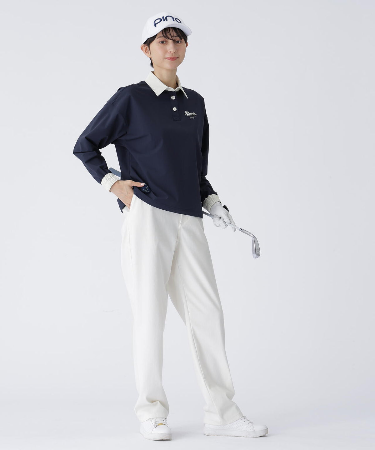 【PING APPAREL】TCツイル5ポケットストレートパンツ ＜LADIES LINE＞ (LADIES)