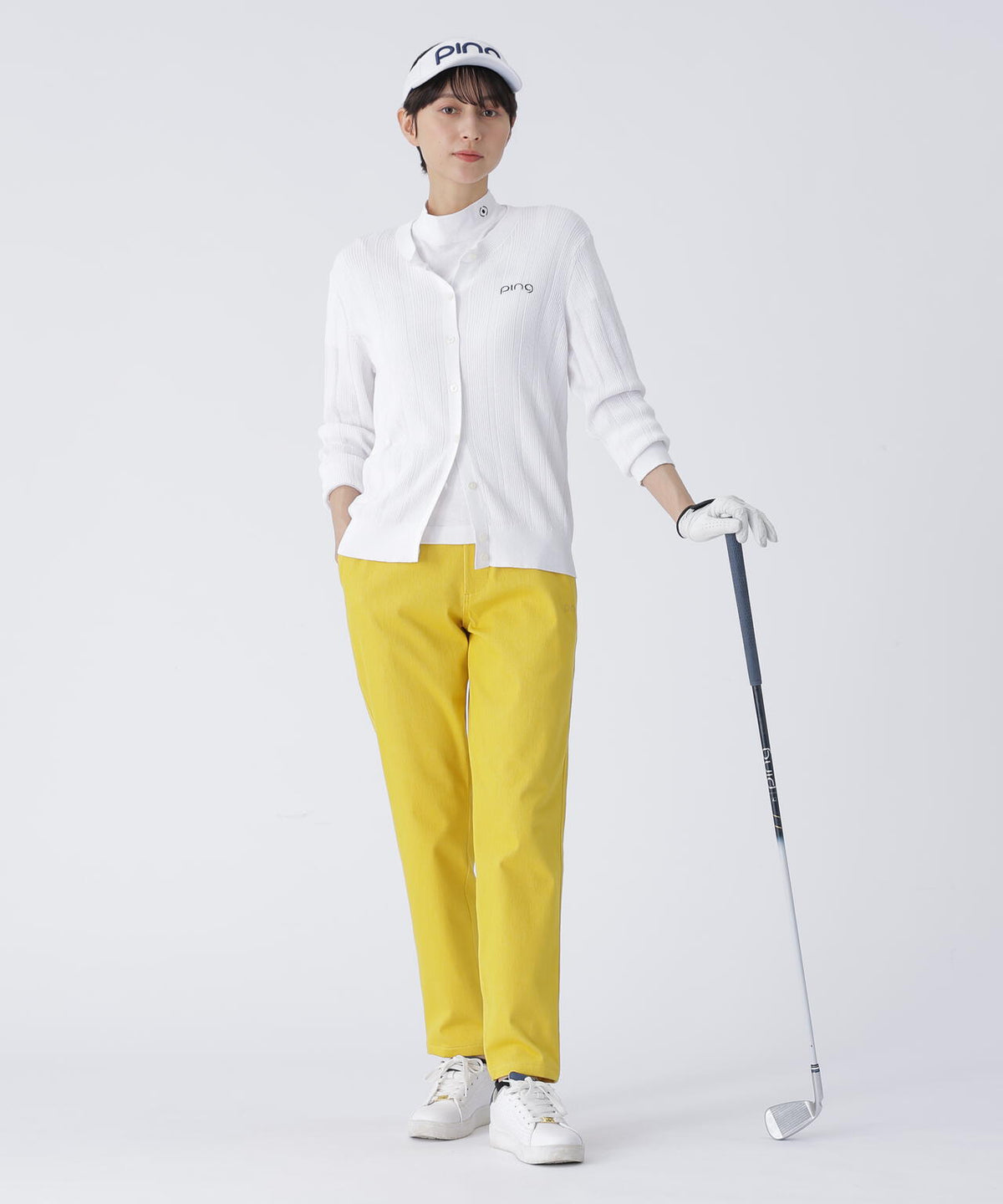 【PING APPAREL】TCツイルテーパードパンツ ＜LADIES LINE＞ (LADIES)