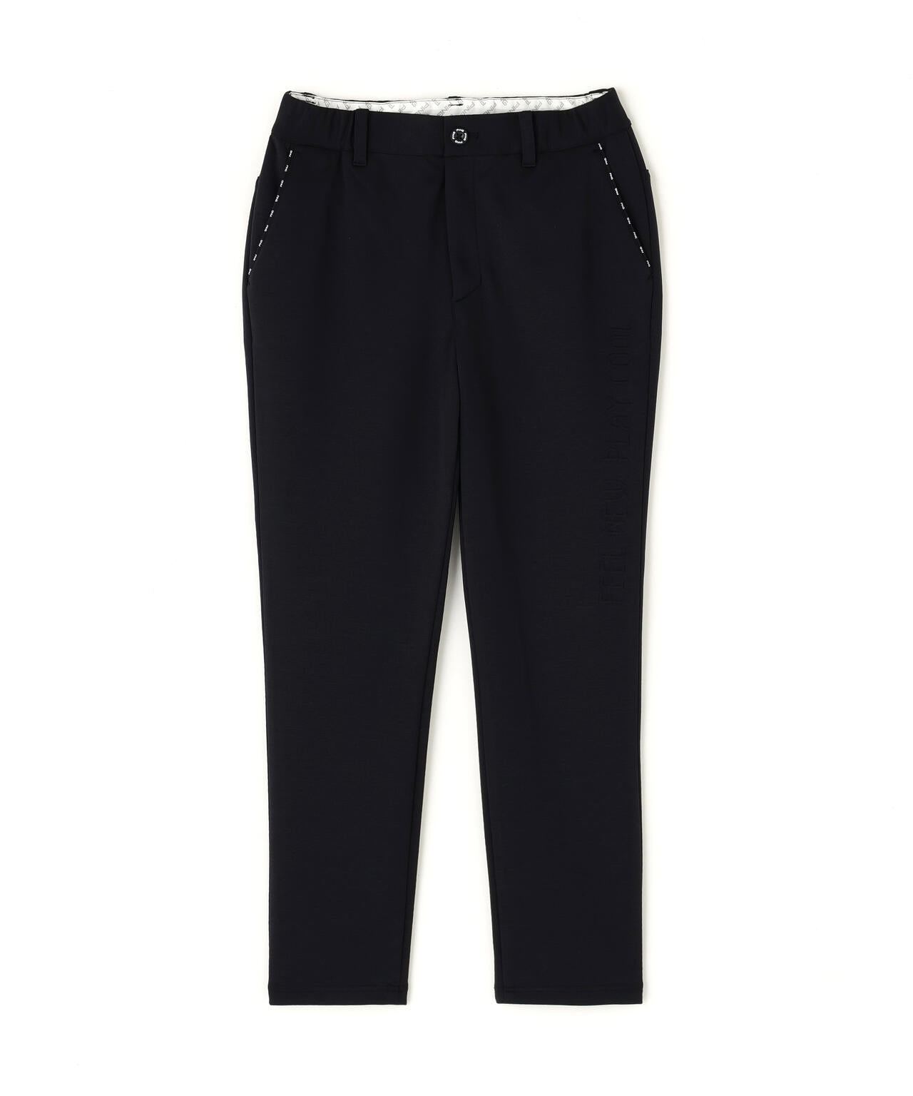 【PING APPAREL】全方向ストレッチ 接結裏メッシュスウェットテーパードパンツ ＜GOLD＞ (LADIES)