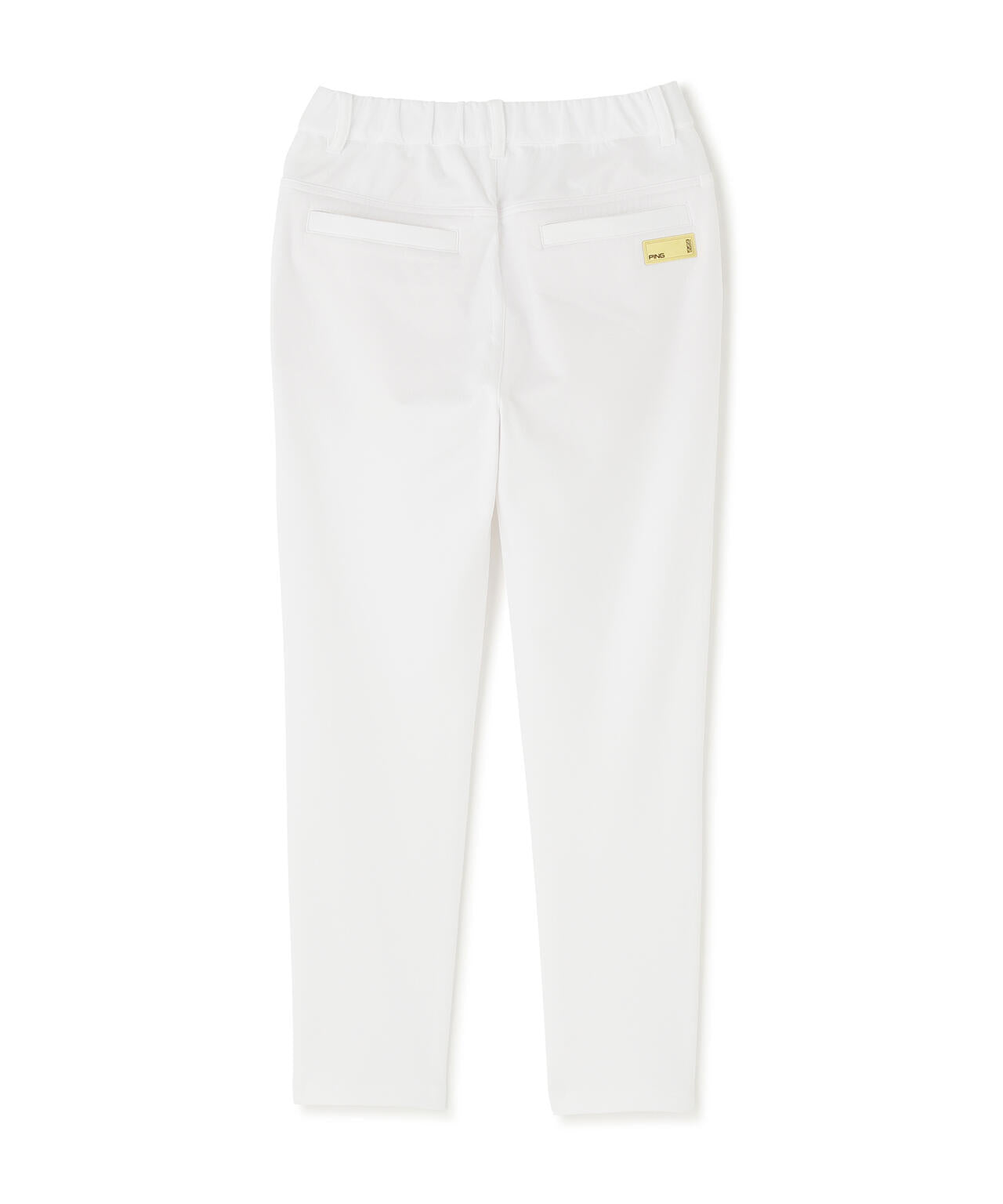 【PING APPAREL】全方向ストレッチ 接結裏メッシュスウェットテーパードパンツ ＜GOLD＞ (LADIES)