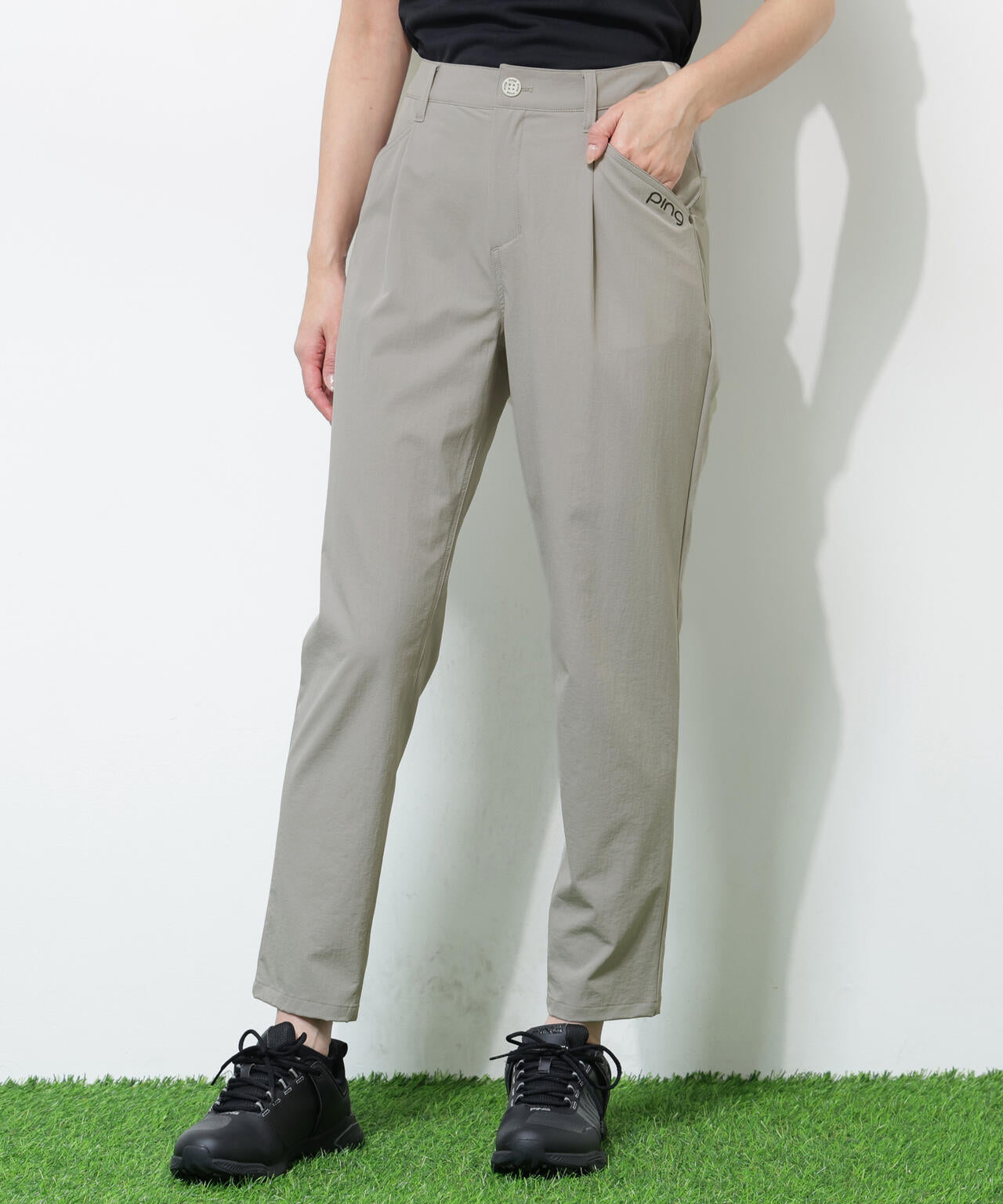 【PING APPAREL】全方向ストレッチ二重織フィット&ストレッチワンタックテーパードパンツ＜PERFORMANCE＞ (LADIES)