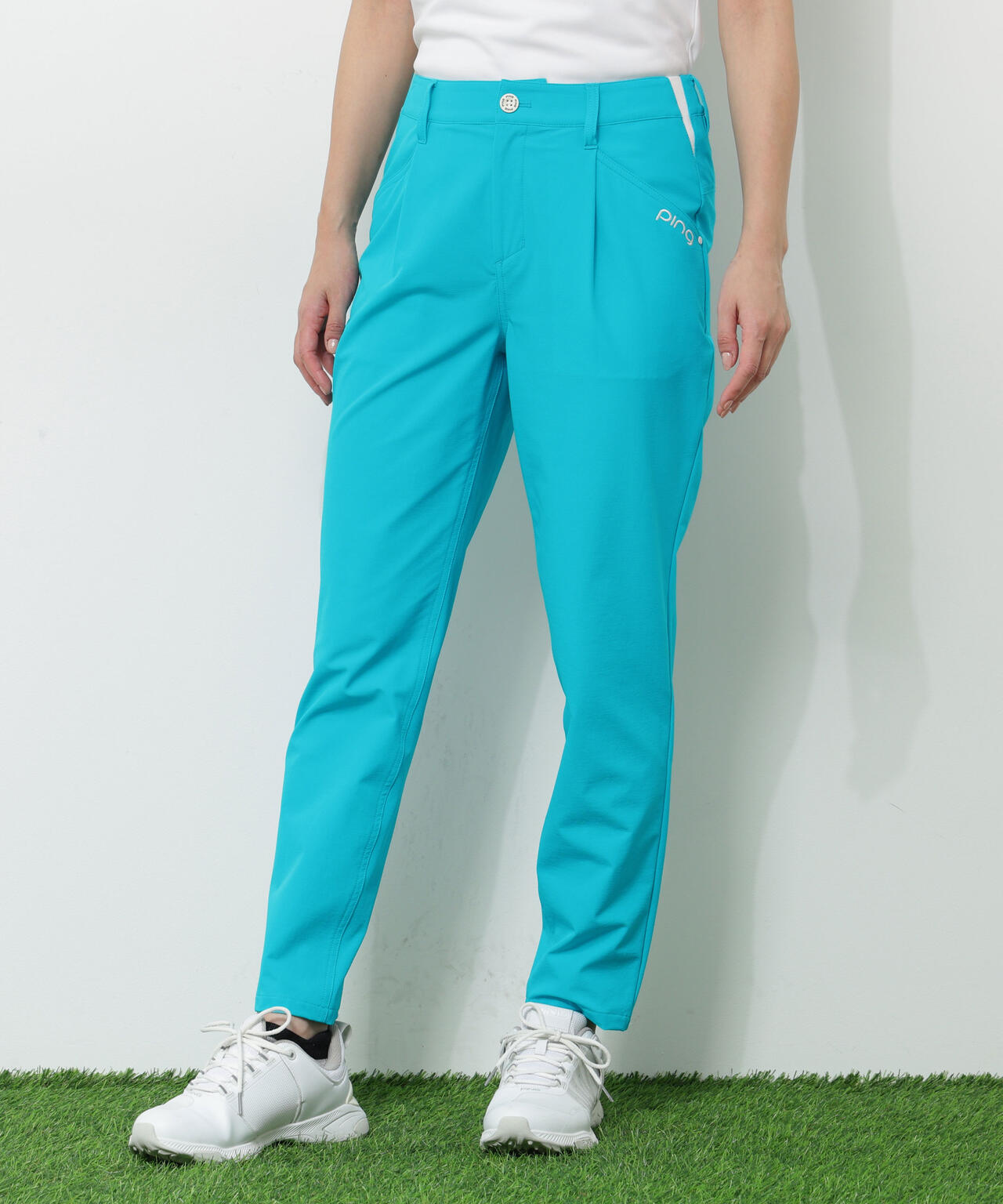 【PING APPAREL】全方向ストレッチ二重織フィット&ストレッチワンタックテーパードパンツ＜PERFORMANCE＞ (LADIES)