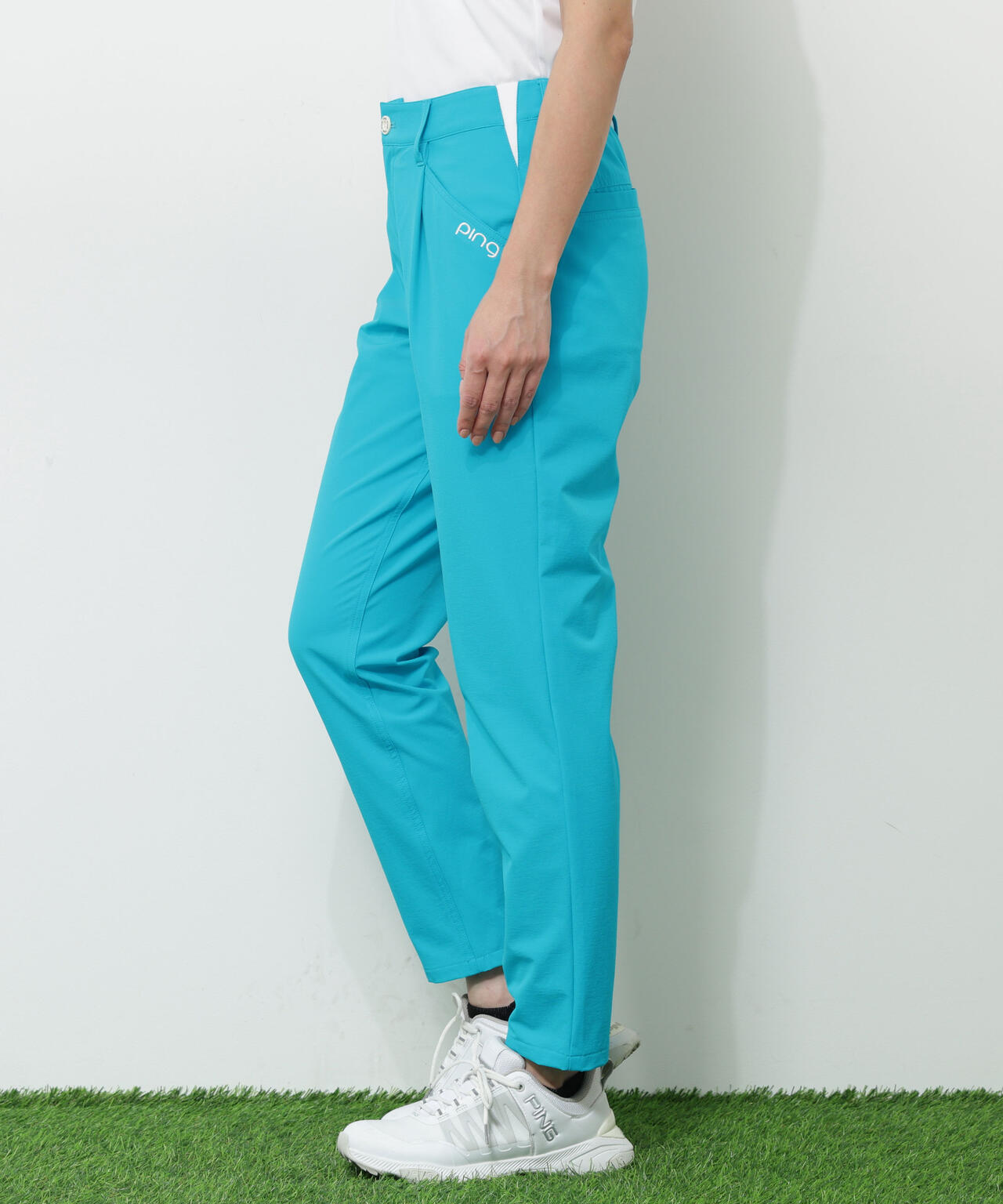 【PING APPAREL】全方向ストレッチ二重織フィット&ストレッチワンタックテーパードパンツ＜PERFORMANCE＞ (LADIES)
