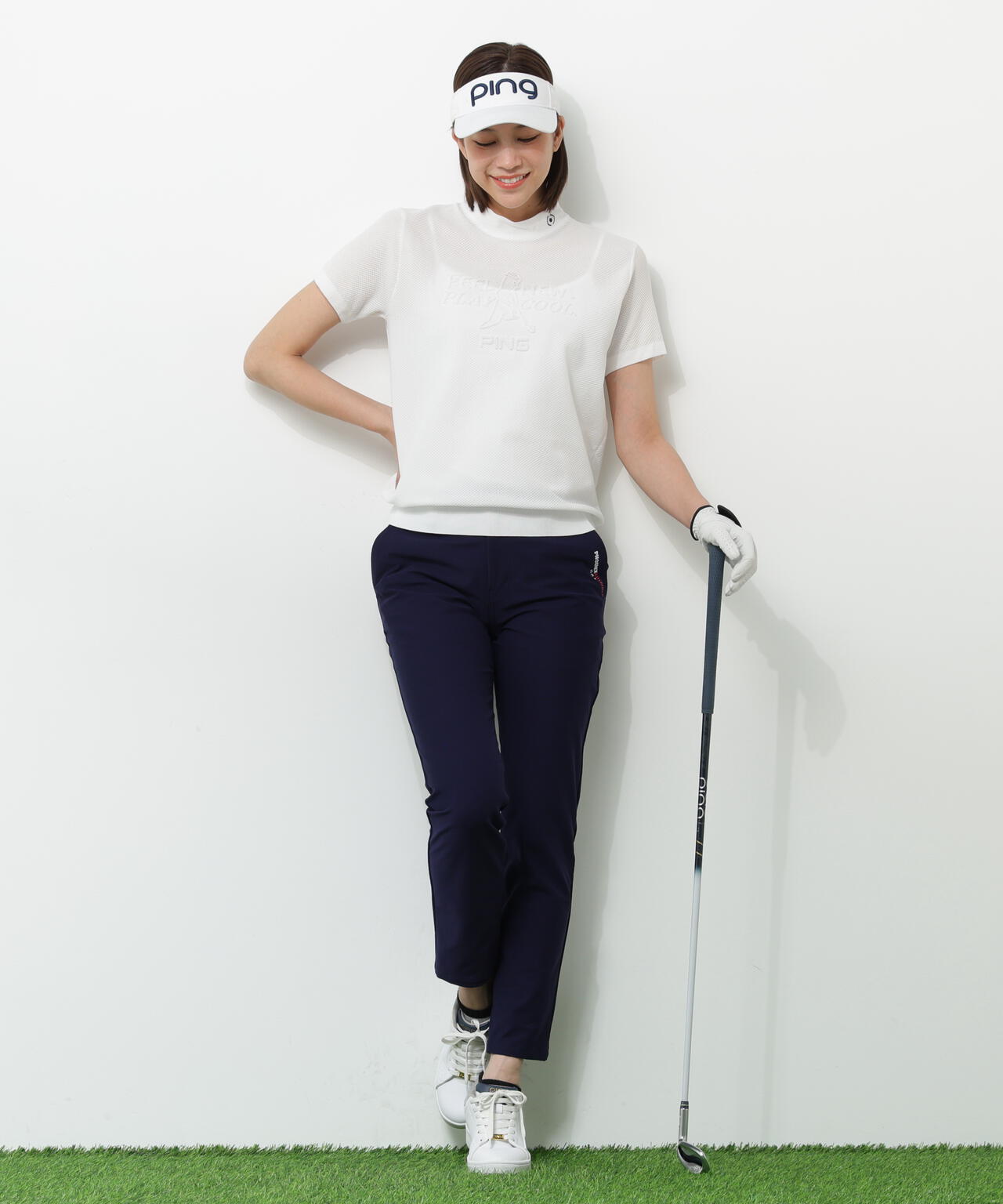 【PING APPAREL】全方向ストレッチツイルテーパードパンツ ＜NATIVE＞ (LADIES)