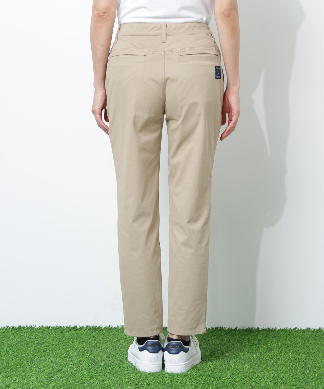 【PING APPAREL】全方向ストレッチニットツイル フィット&ストレッチテーパードパンツ ＜NATIVE＞ (LADIES)