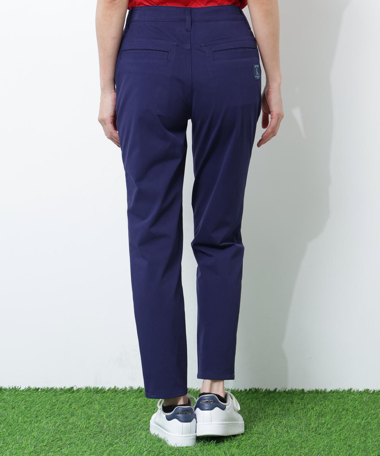 【PING APPAREL】全方向ストレッチニットツイル フィット&ストレッチテーパードパンツ ＜NATIVE＞ (LADIES)
