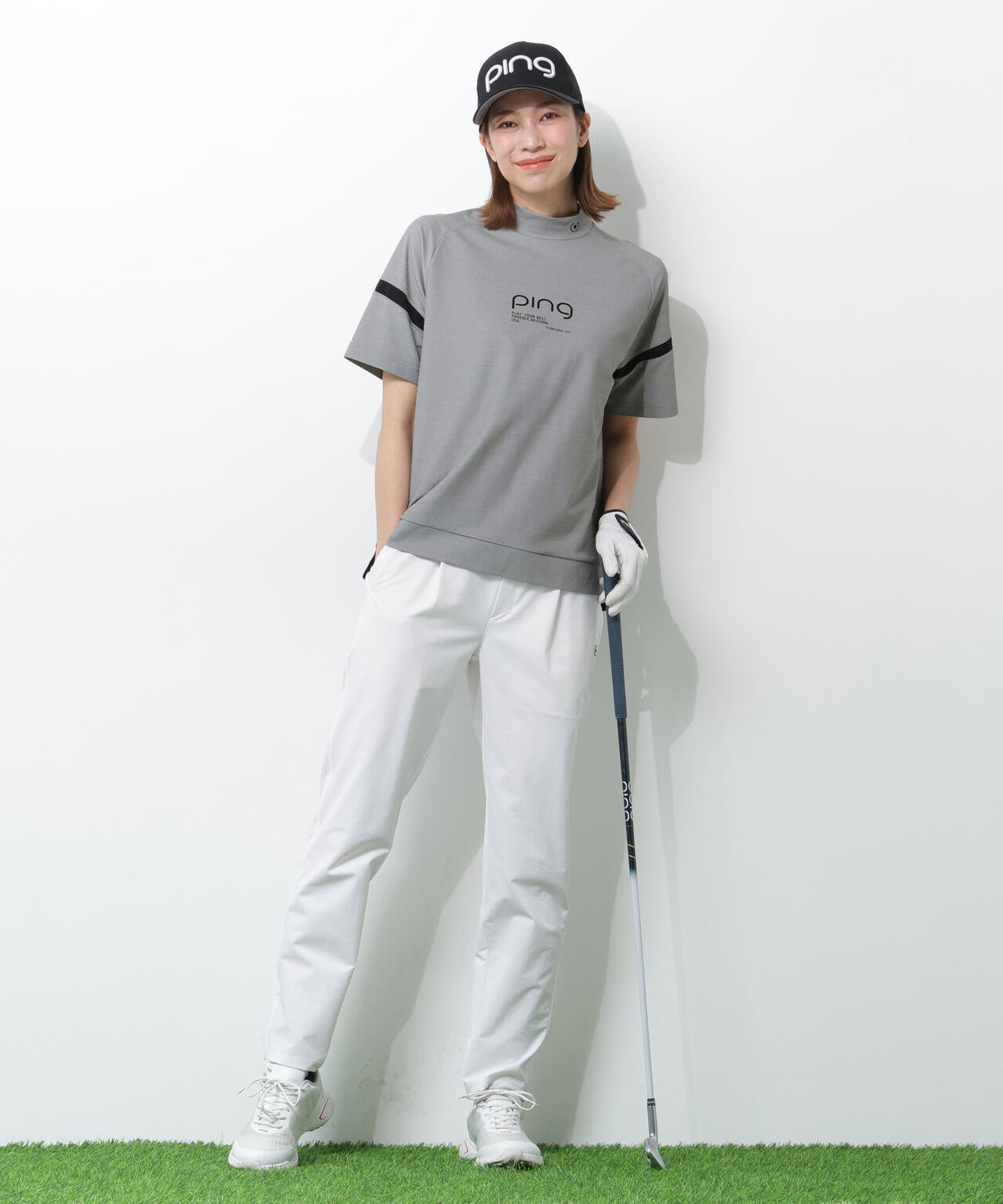【PING APPAREL】全方向ストレッチドビーワンタックテーパードパンツ ＜PERFORMANCE＞ (LADIES)