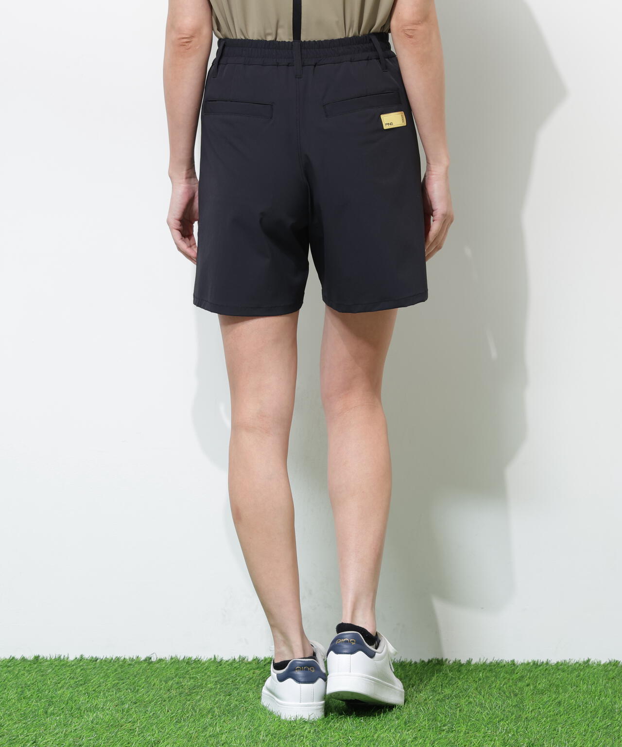 【PING APPAREL】【接触冷感・ストレッチ】ショートパンツ ＜GOLD＞ (LADIES)