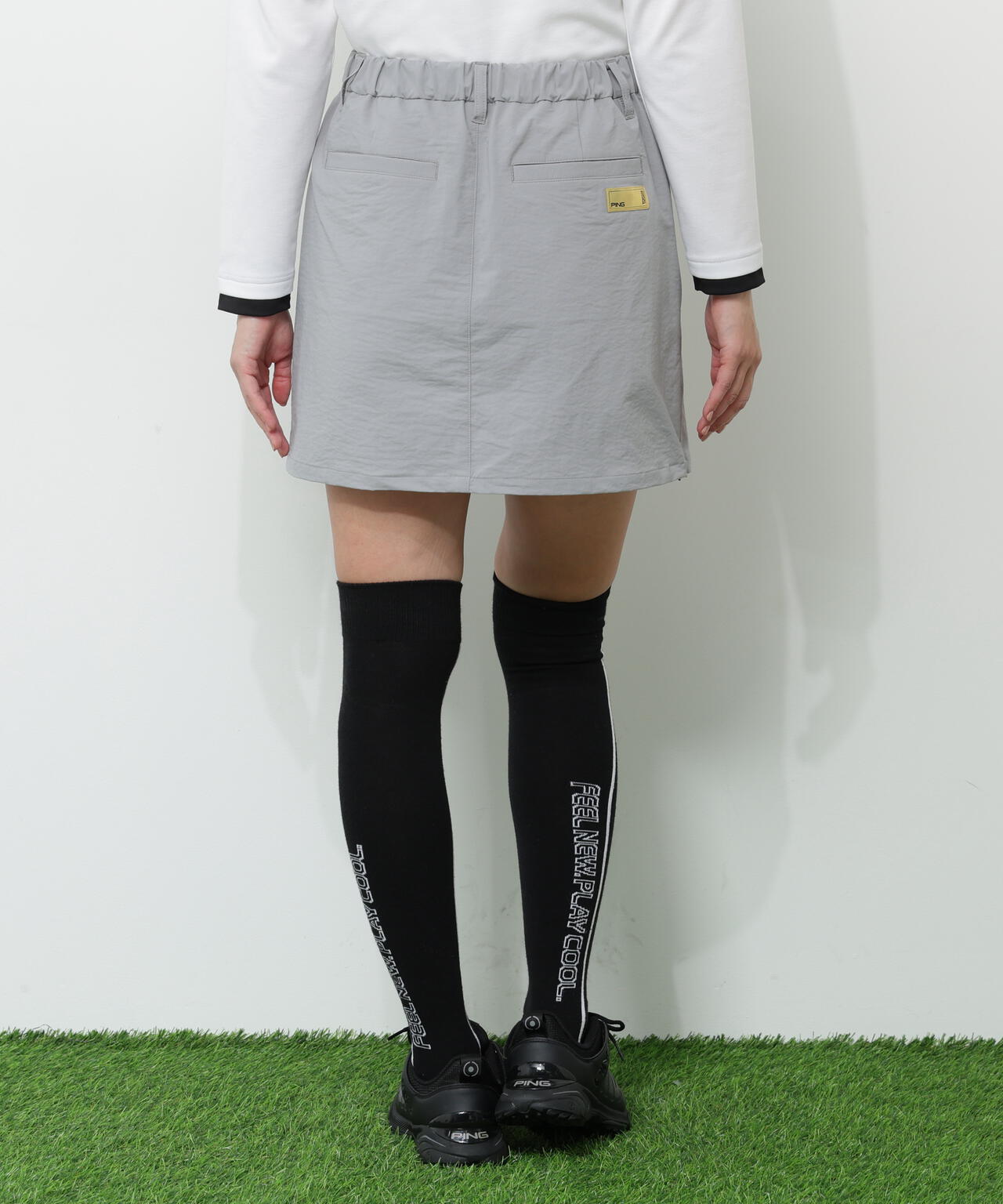 【PING APPAREL】全方向ストレッチパーテックスリミテッドスカート ＜GOLD＞ (LADIES)