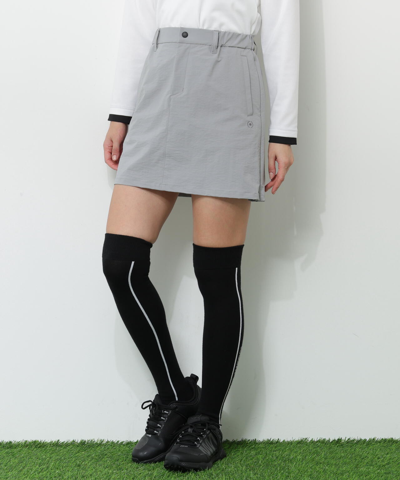 【PING APPAREL】全方向ストレッチパーテックスリミテッドスカート ＜GOLD＞ (LADIES)