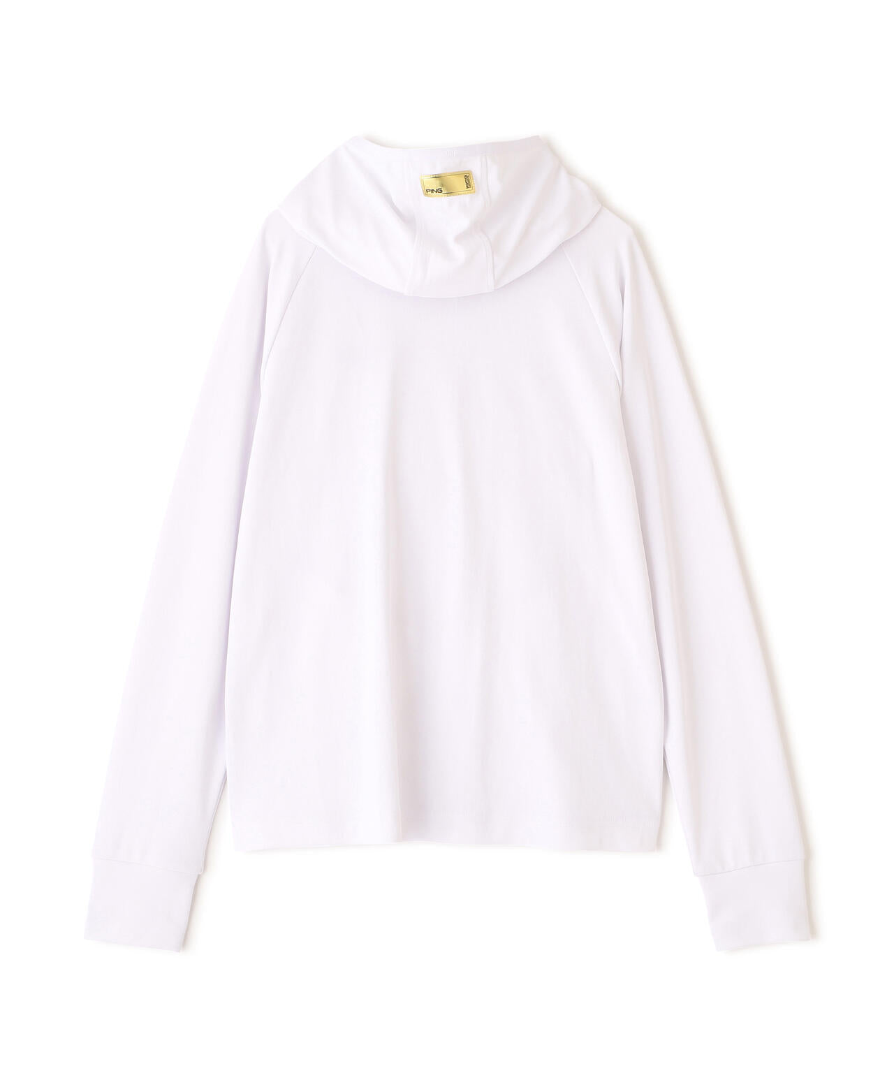 【PING APPAREL】【接触冷感・UVカット】フルジップカットソーフーディ ＜GOLD＞ (LADIES)