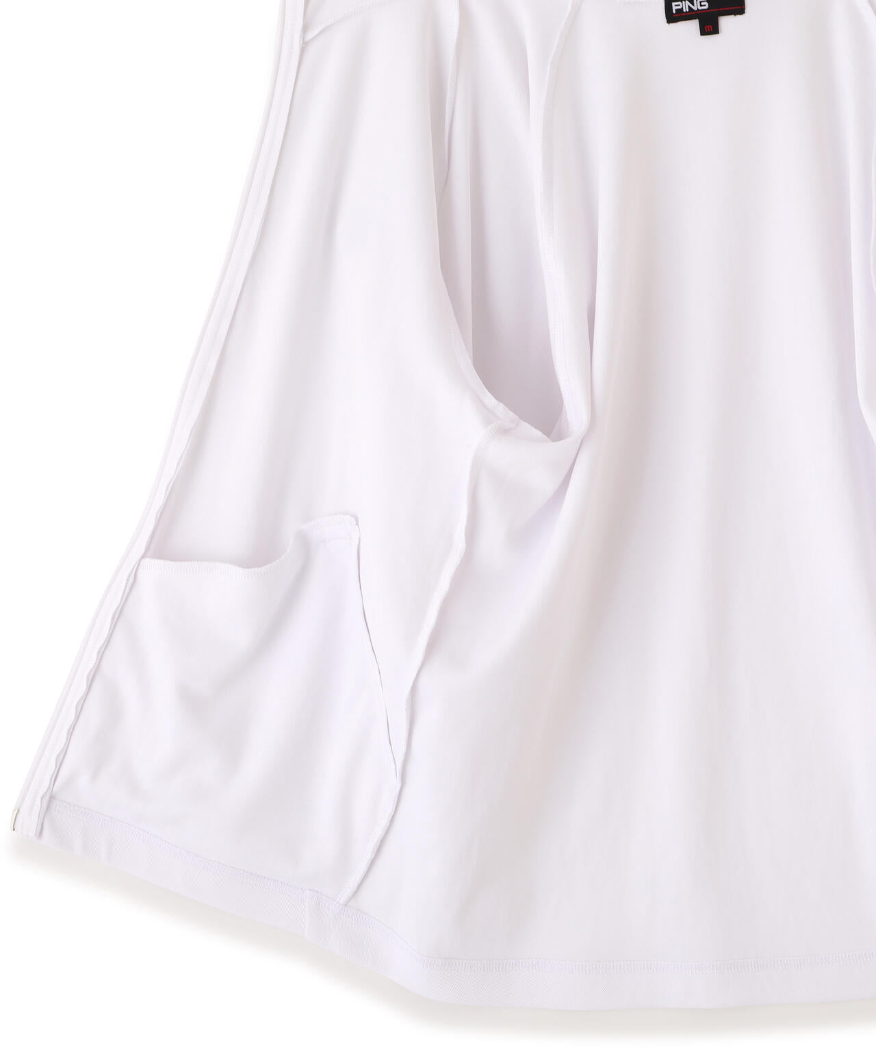 【PING APPAREL】【接触冷感・UVカット】フルジップカットソーフーディ ＜GOLD＞ (LADIES)