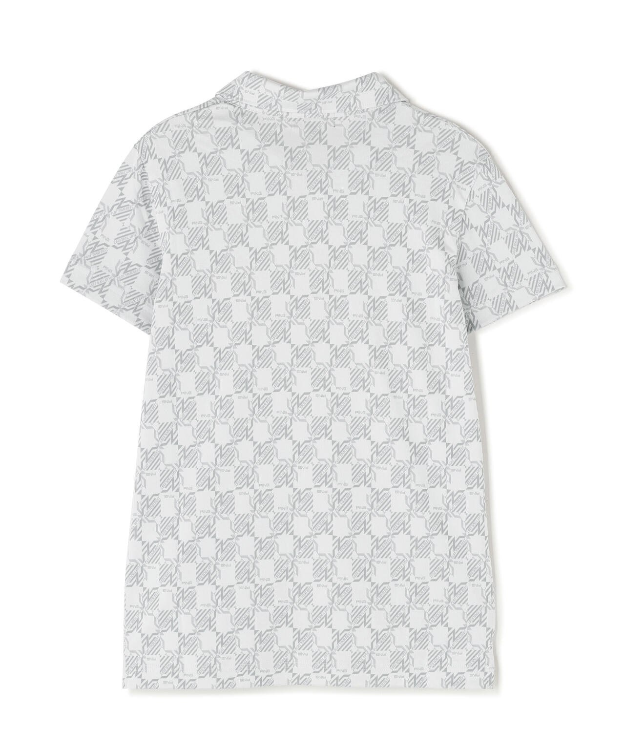 【PING APPAREL】AZモノグラムジャカードブロックロゴ半袖ポロシャツ ＜PERFORMANCE＞ (LADIES)