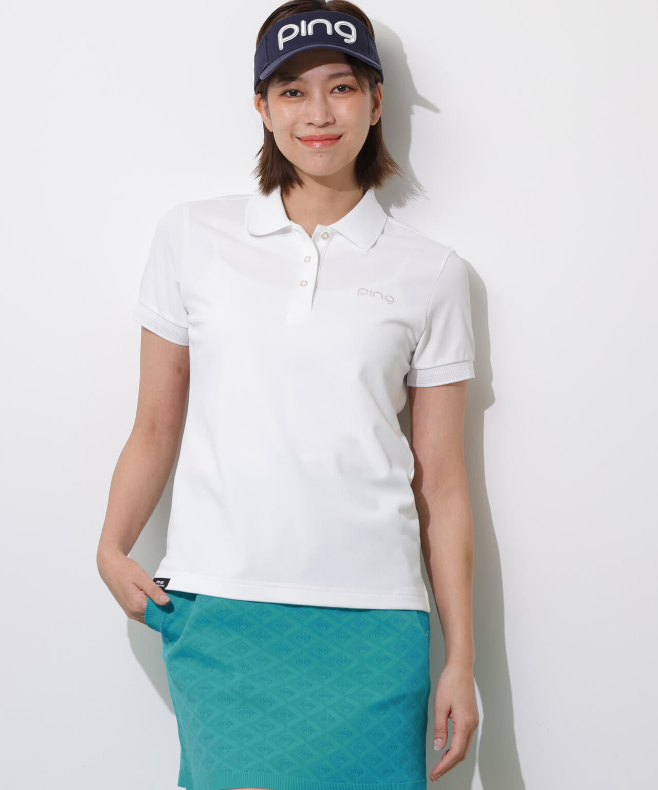 【PING APPAREL】レイブロック半袖ポロシャツ ＜PERFORMANCE＞ (LADIES)