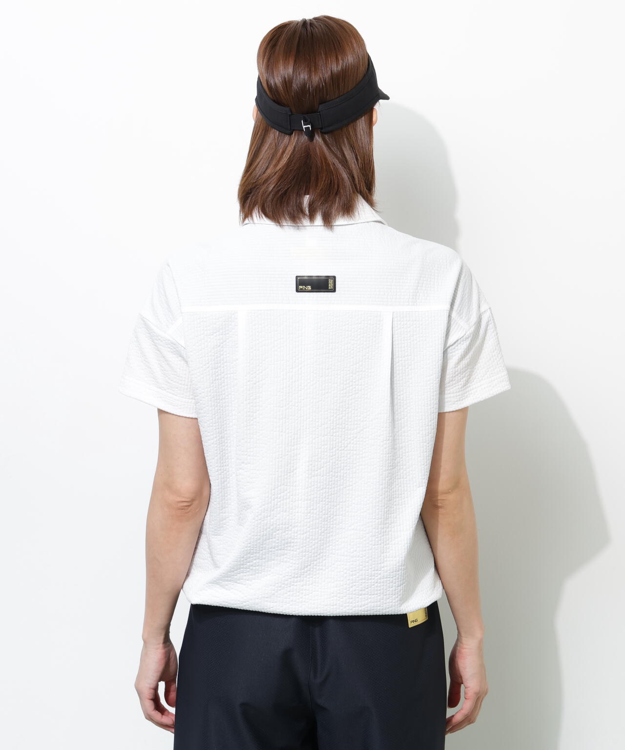 【PING APPAREL】PEサッカー半袖ポロシャツ ＜GOLD＞ (LADIES)