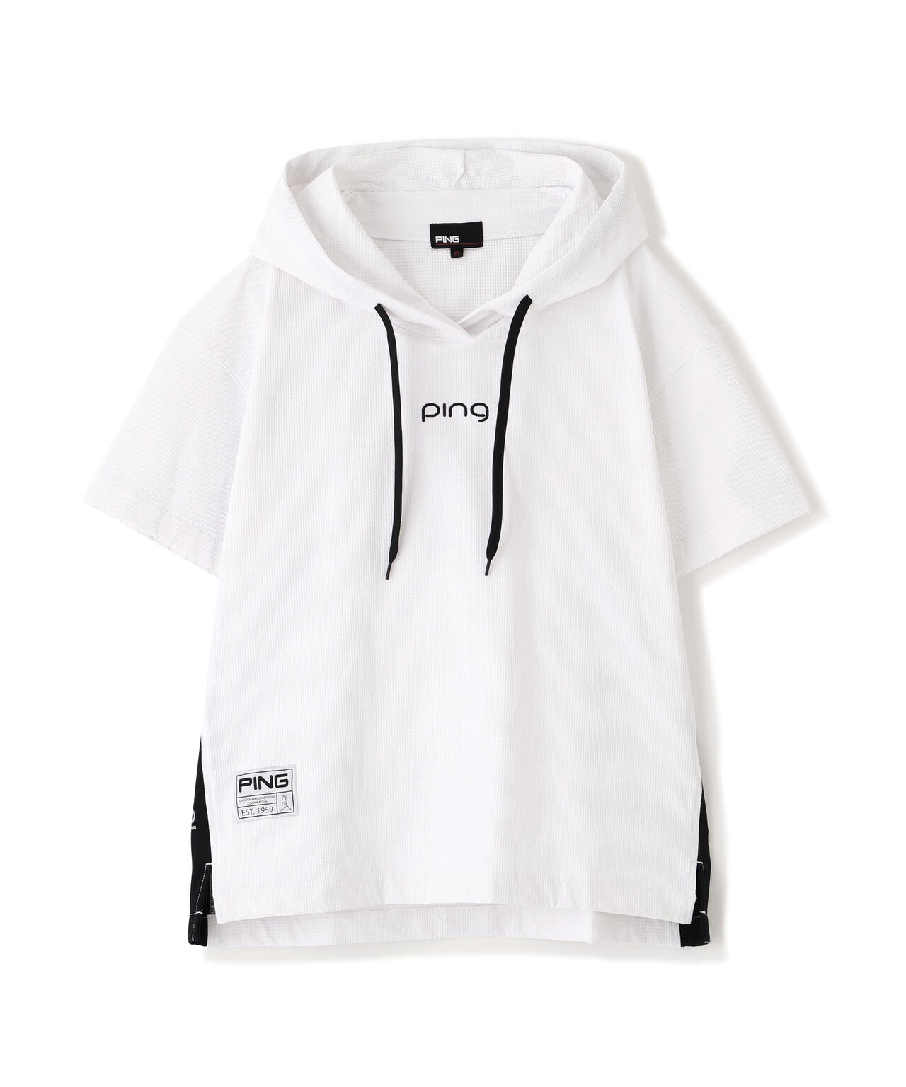 【PING APPAREL】半袖フーディプルオーバー ＜GOLD＞ (LADIES)