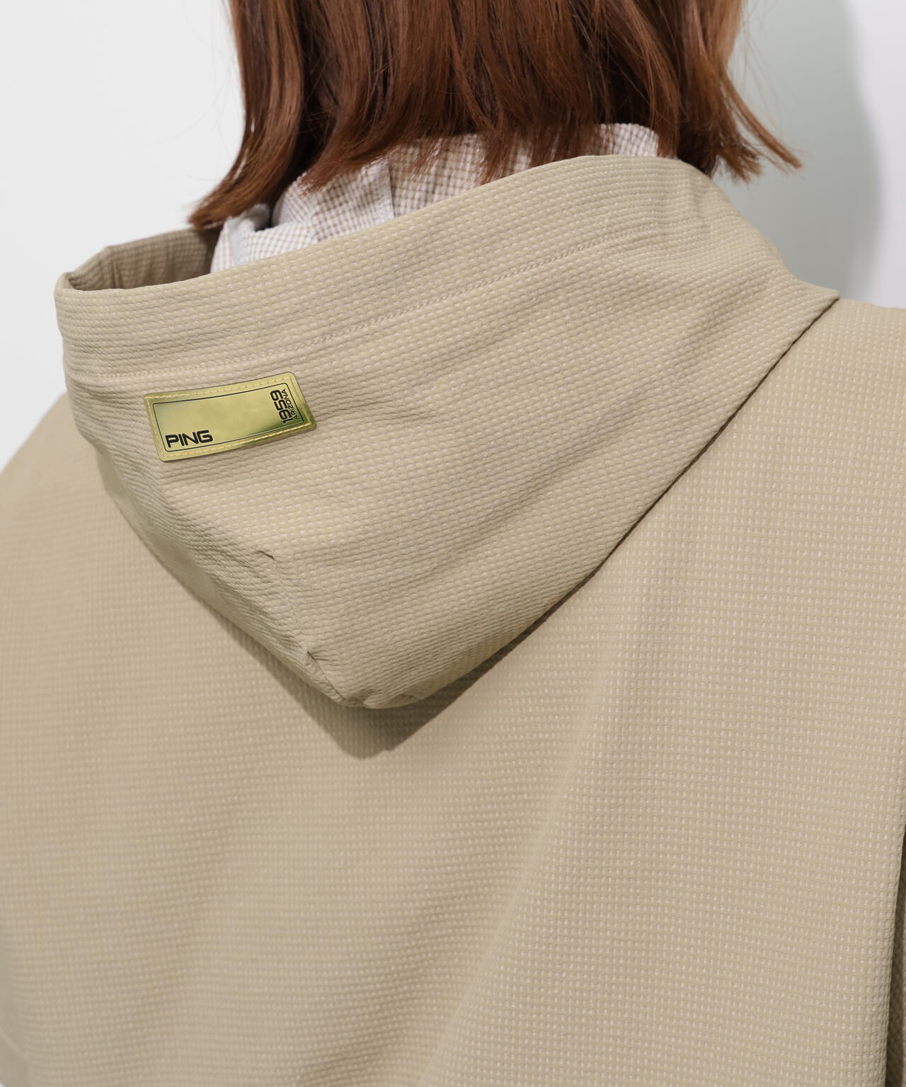 【PING APPAREL】半袖フーディプルオーバー ＜GOLD＞ (LADIES)
