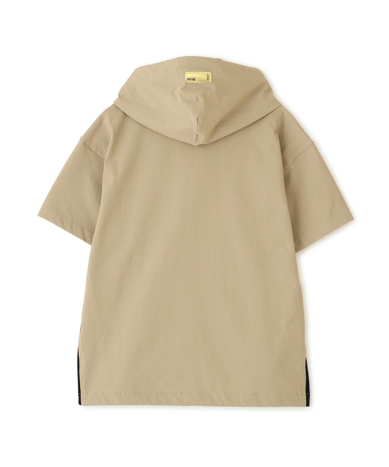 【PING APPAREL】半袖フーディプルオーバー ＜GOLD＞ (LADIES)