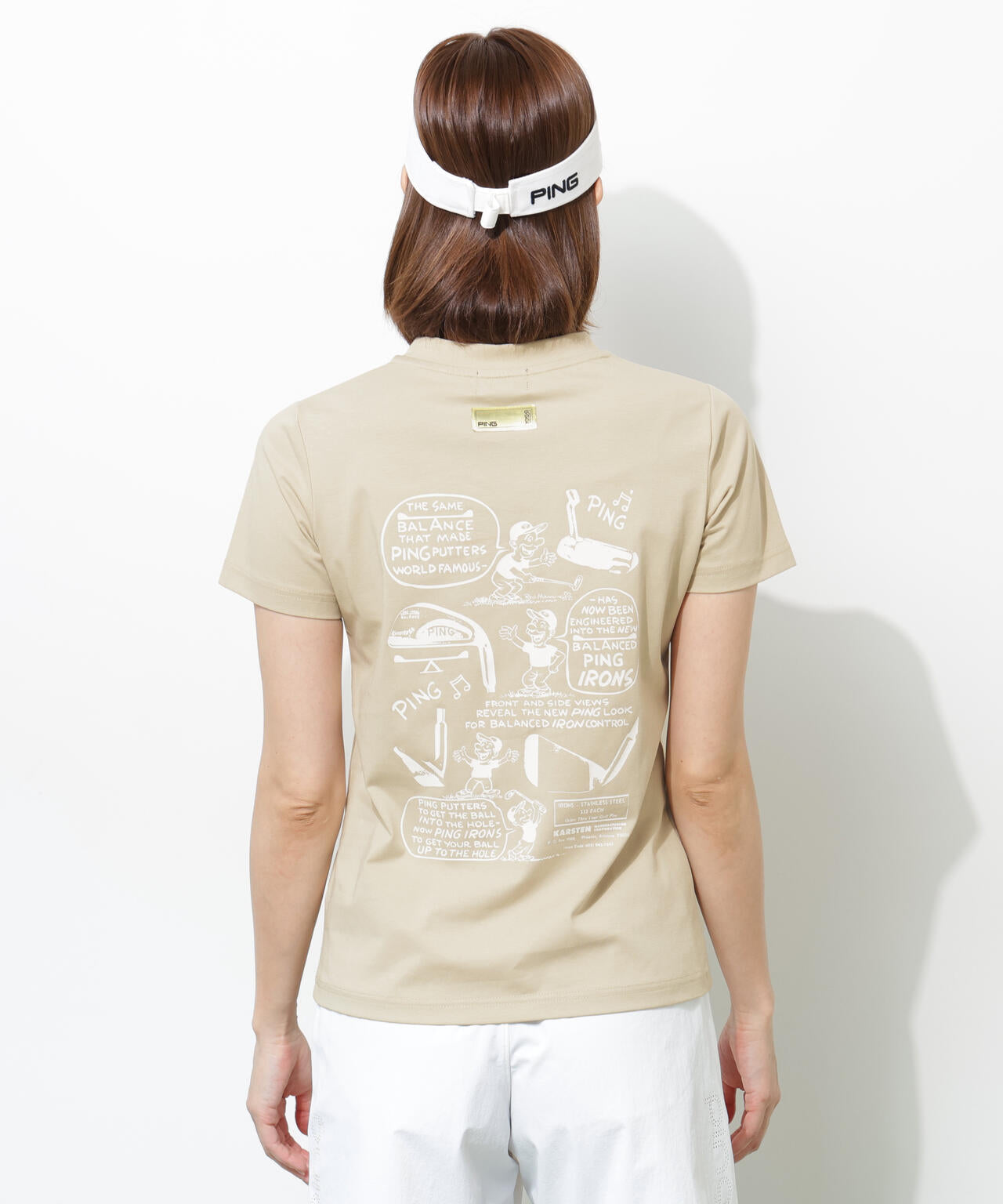 【PING APPAREL】PEカノコTシャツ ＜GOLD＞ (LADIES)