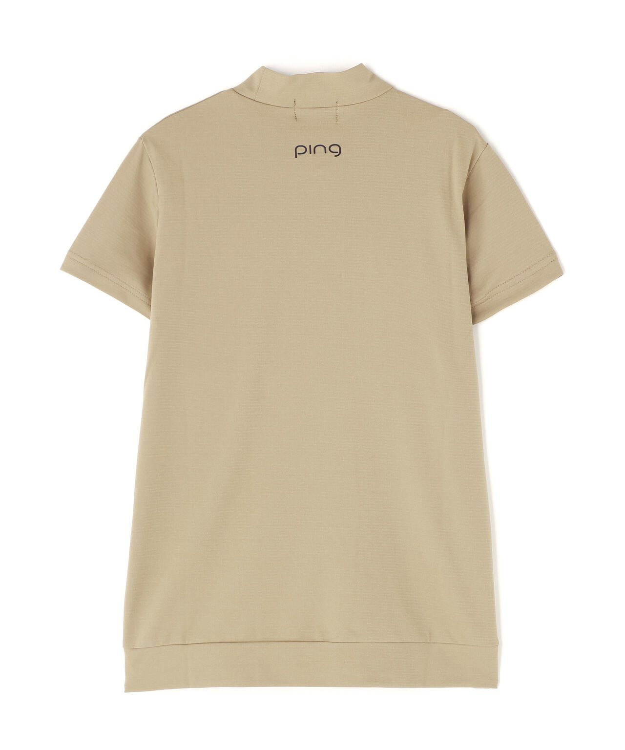 【PING APPAREL】SNAPTEXカノコインレーMr.PINGプリント半袖ハイネックカットソー ＜NATIVE＞ (LADIES)