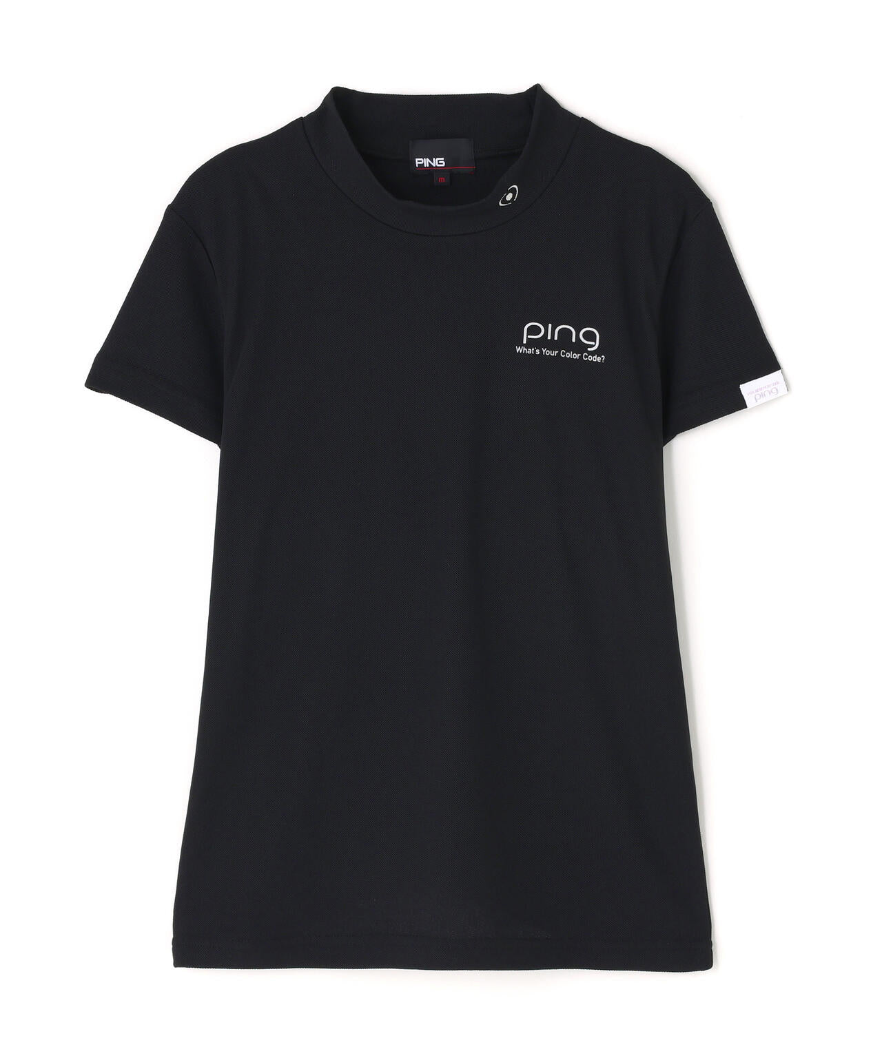 【PING APPAREL】【10カラーシリーズ】PEカノコ半袖ハイネックシャツ ＜NATIVE＞ (LADIES)
