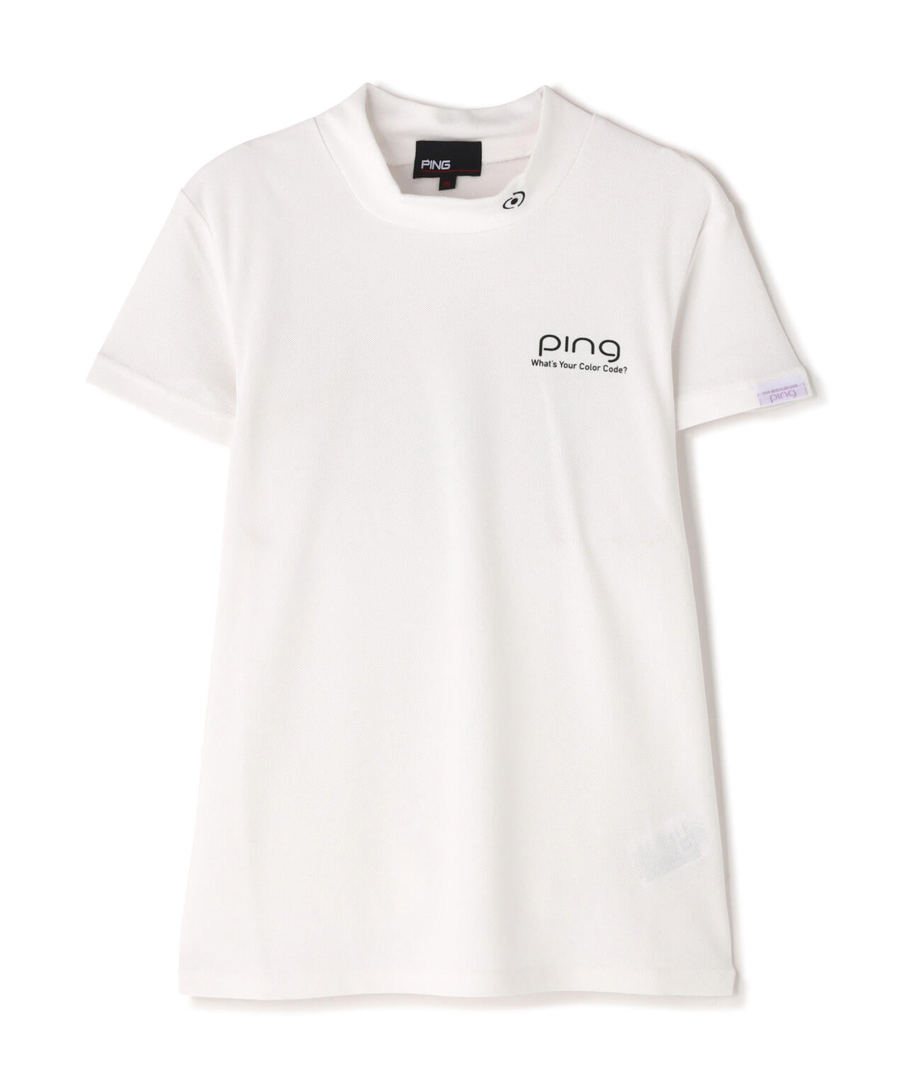 【PING APPAREL】【10カラーシリーズ】PEカノコ半袖ハイネックシャツ ＜NATIVE＞ (LADIES)