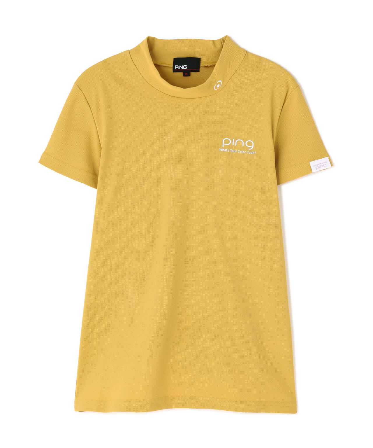 【PING APPAREL】【10カラーシリーズ】PEカノコ半袖ハイネックシャツ ＜NATIVE＞ (LADIES)