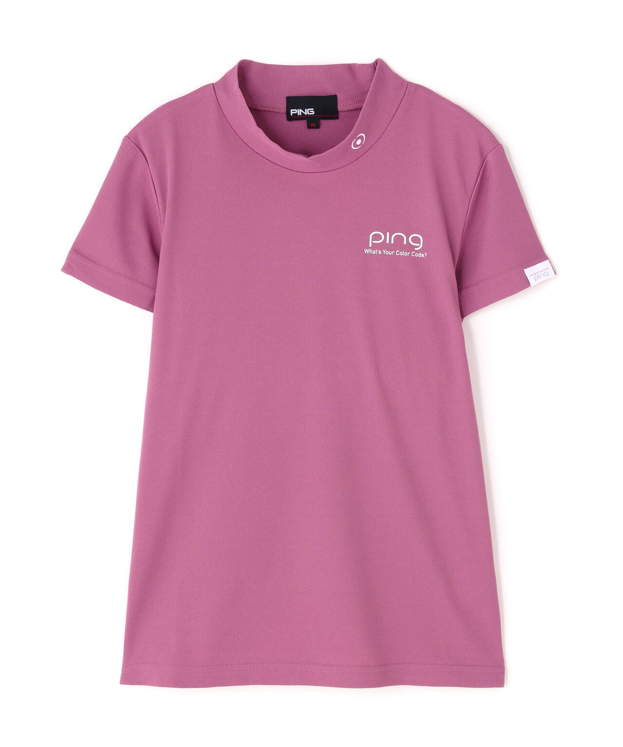 【PING APPAREL】【10カラーシリーズ】PEカノコ半袖ハイネックシャツ ＜NATIVE＞ (LADIES)