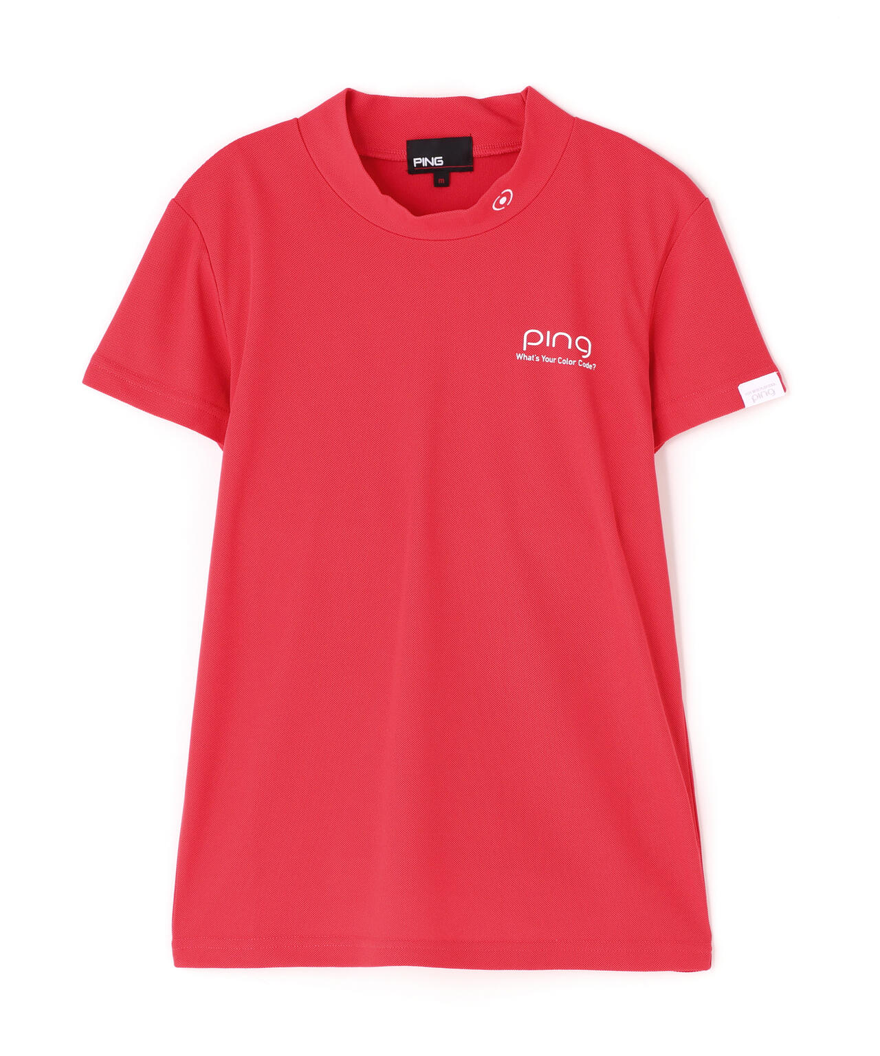 【PING APPAREL】【10カラーシリーズ】PEカノコ半袖ハイネックシャツ ＜NATIVE＞ (LADIES)