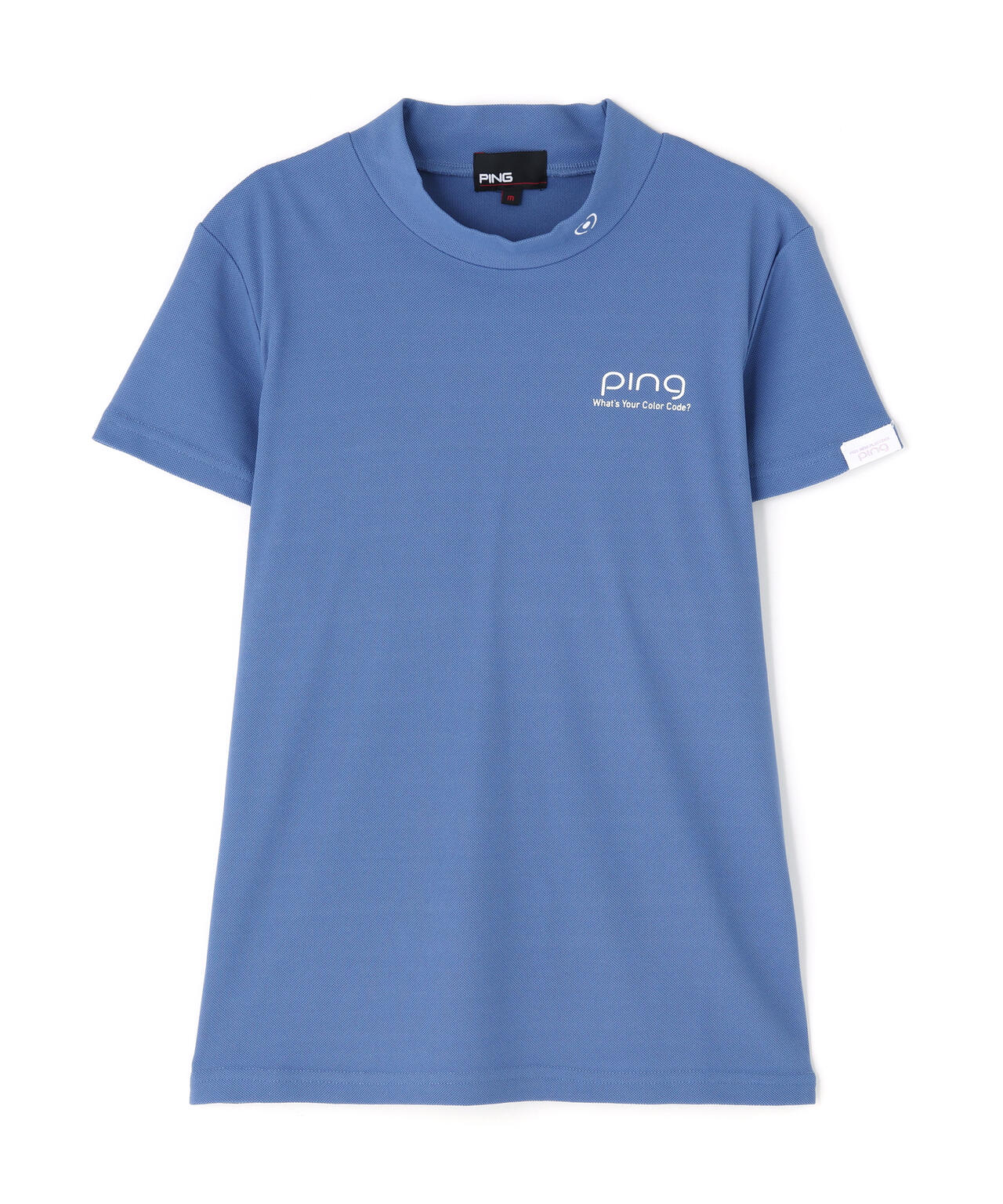 【PING APPAREL】【10カラーシリーズ】PEカノコ半袖ハイネックシャツ ＜NATIVE＞ (LADIES)