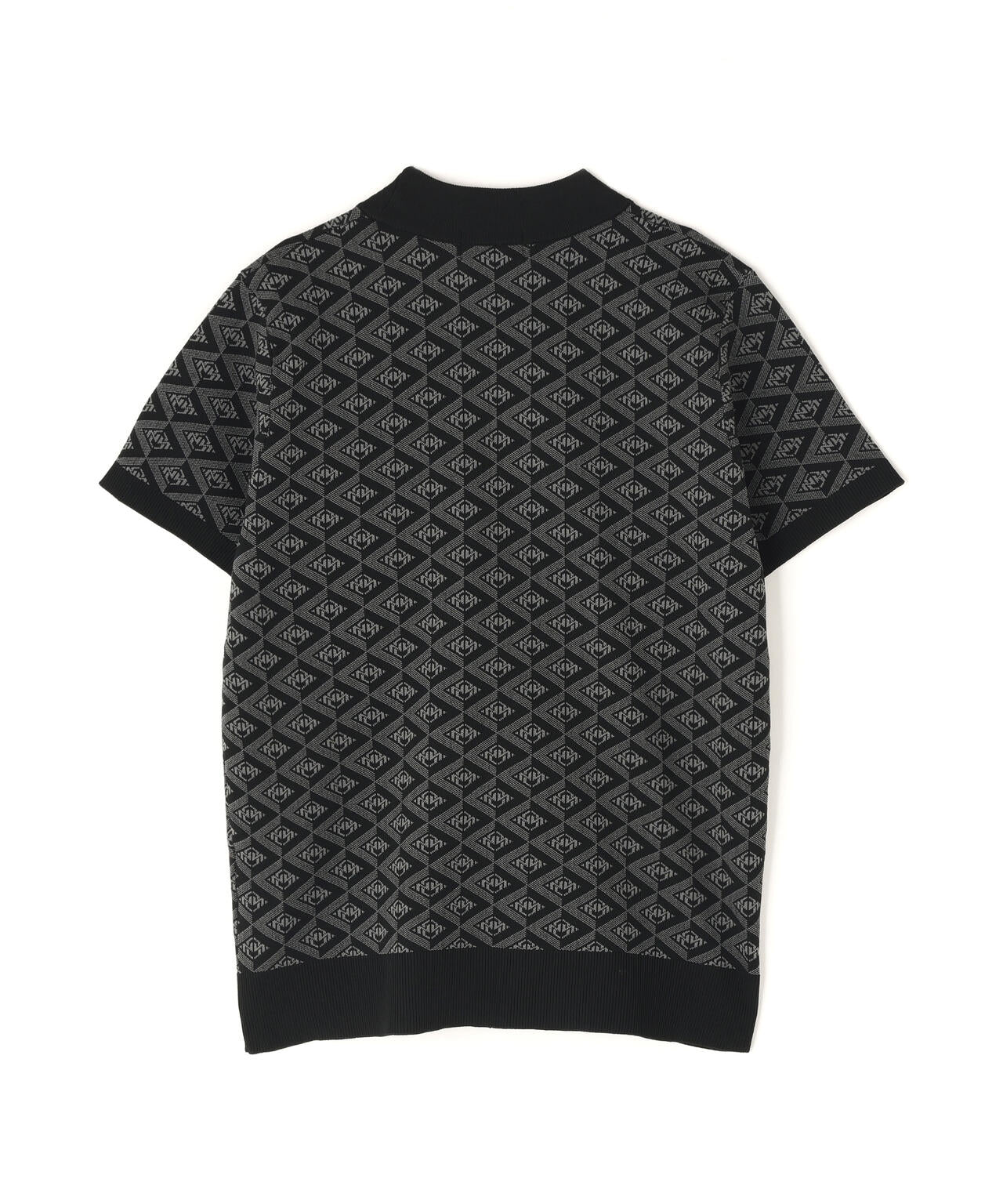 【PING APPAREL】AZモノグラムジャカード半袖ハイネックネックニット ＜PERFORMANCE＞ (LADIES)