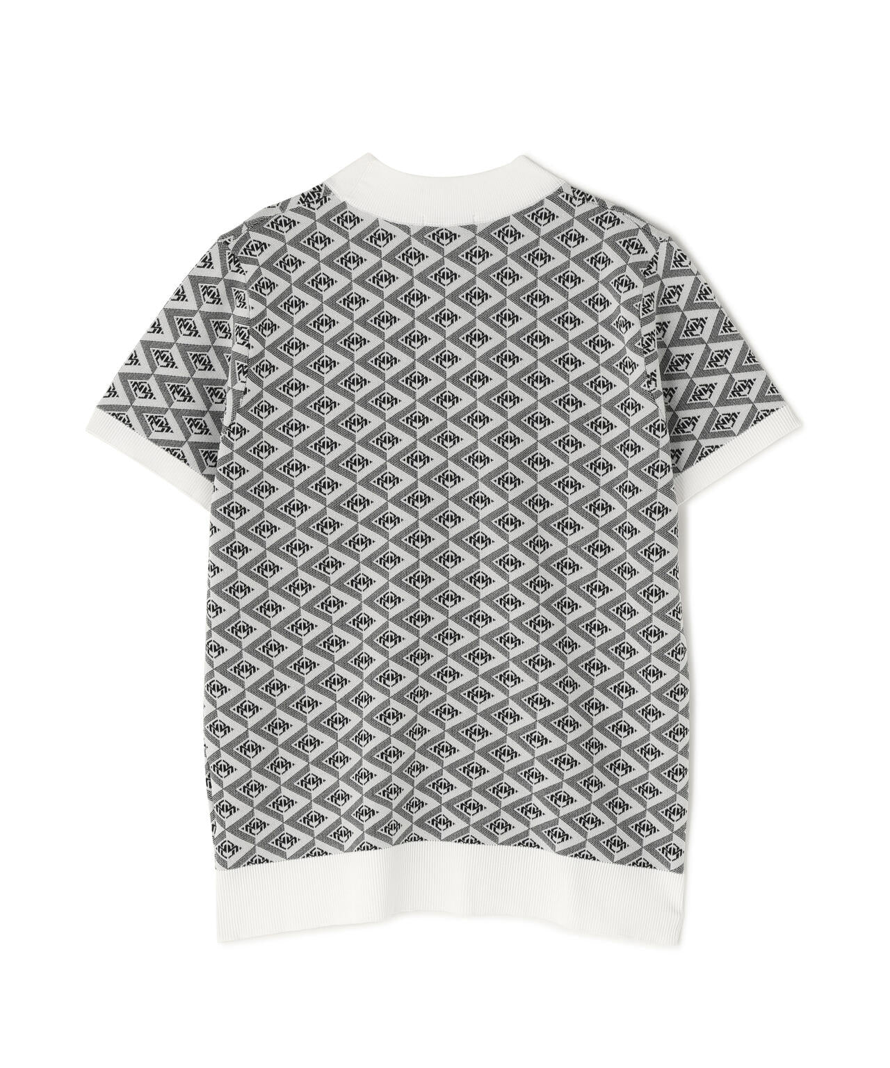 【PING APPAREL】AZモノグラムジャカード半袖ハイネックネックニット ＜PERFORMANCE＞ (LADIES)