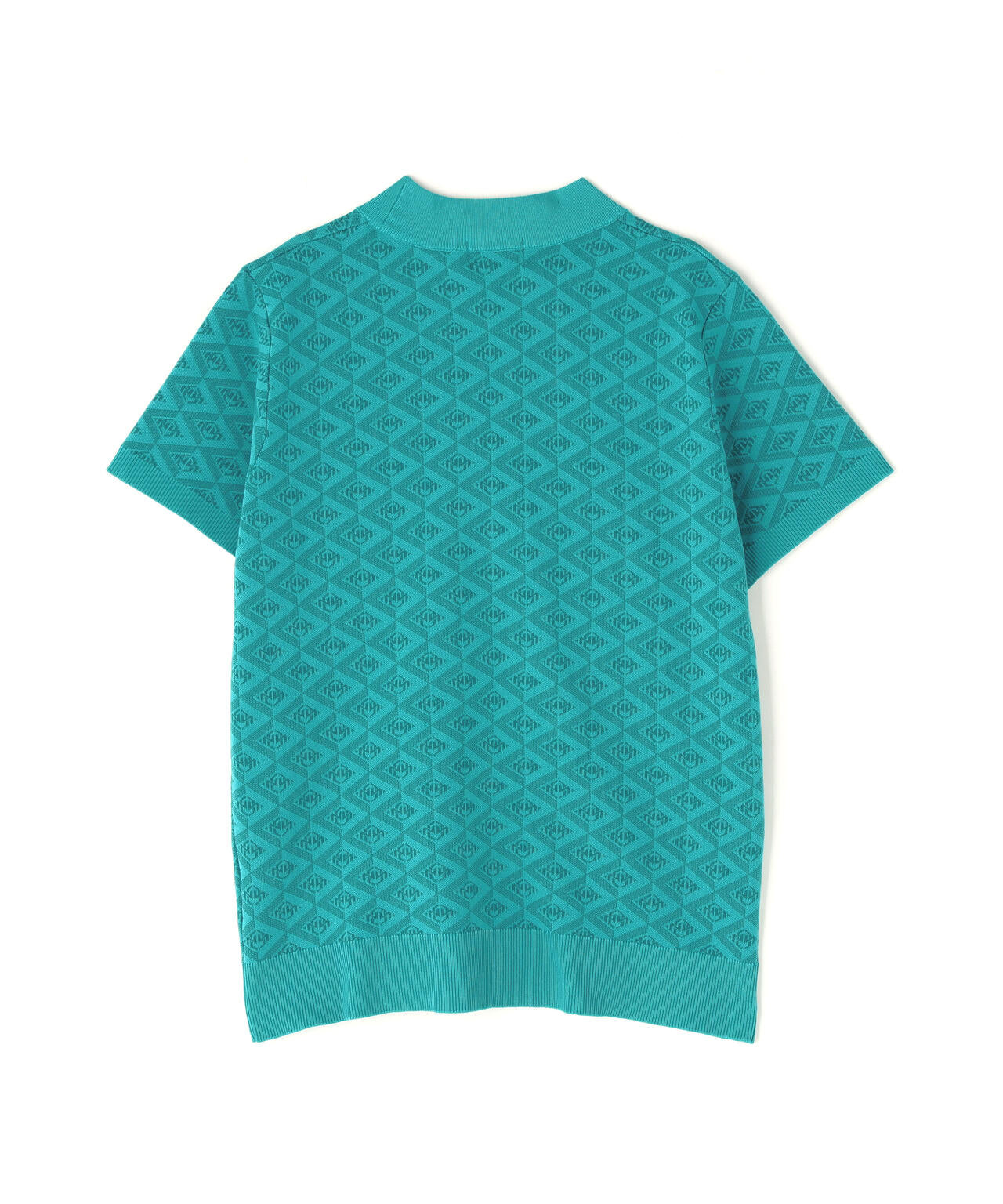 【PING APPAREL】AZモノグラムジャカード半袖ハイネックネックニット ＜PERFORMANCE＞ (LADIES)