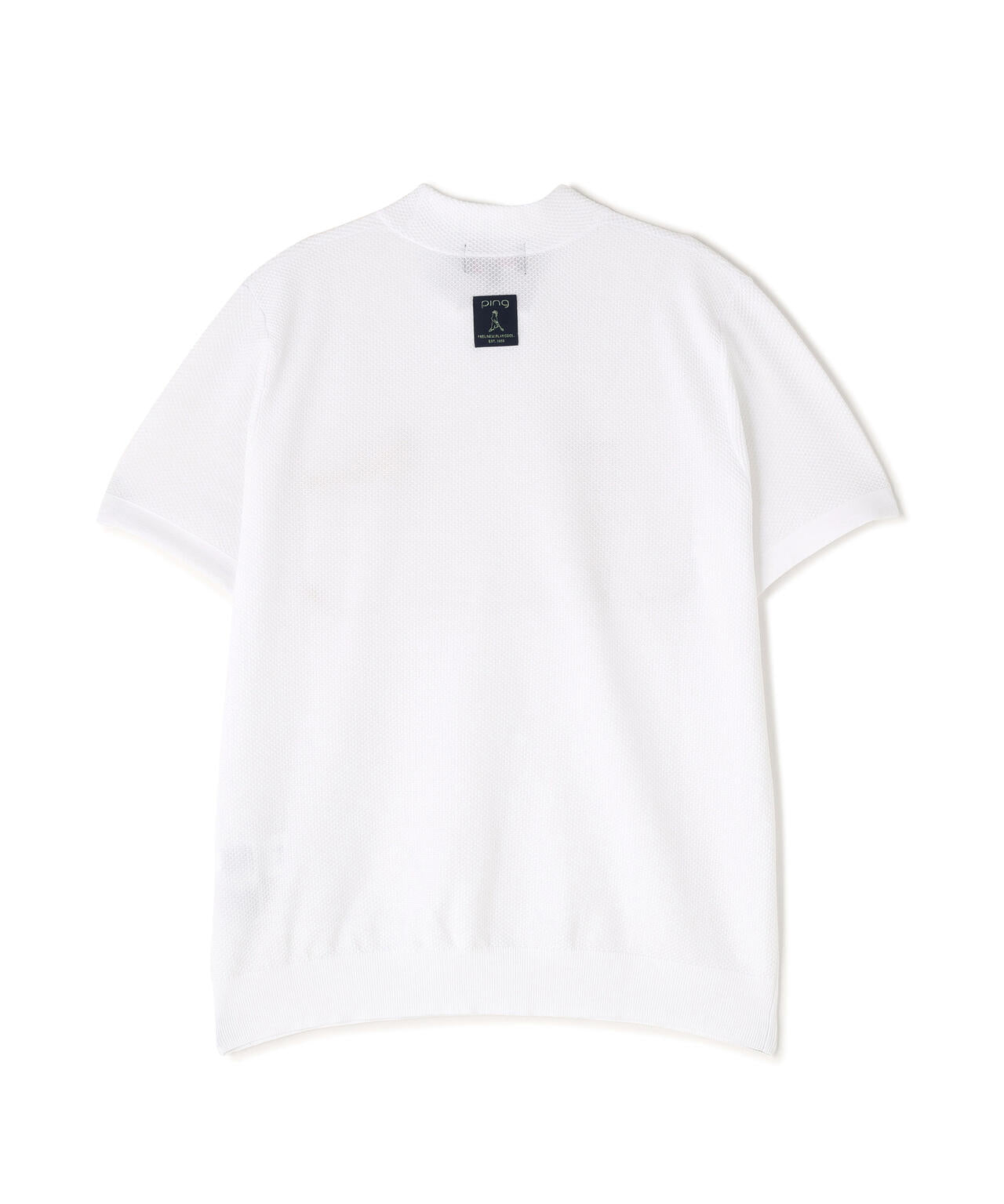 【PING APPAREL】Mr.PINGエンボス半袖ハイネックニット ＜NATIVE＞ (LADIES)