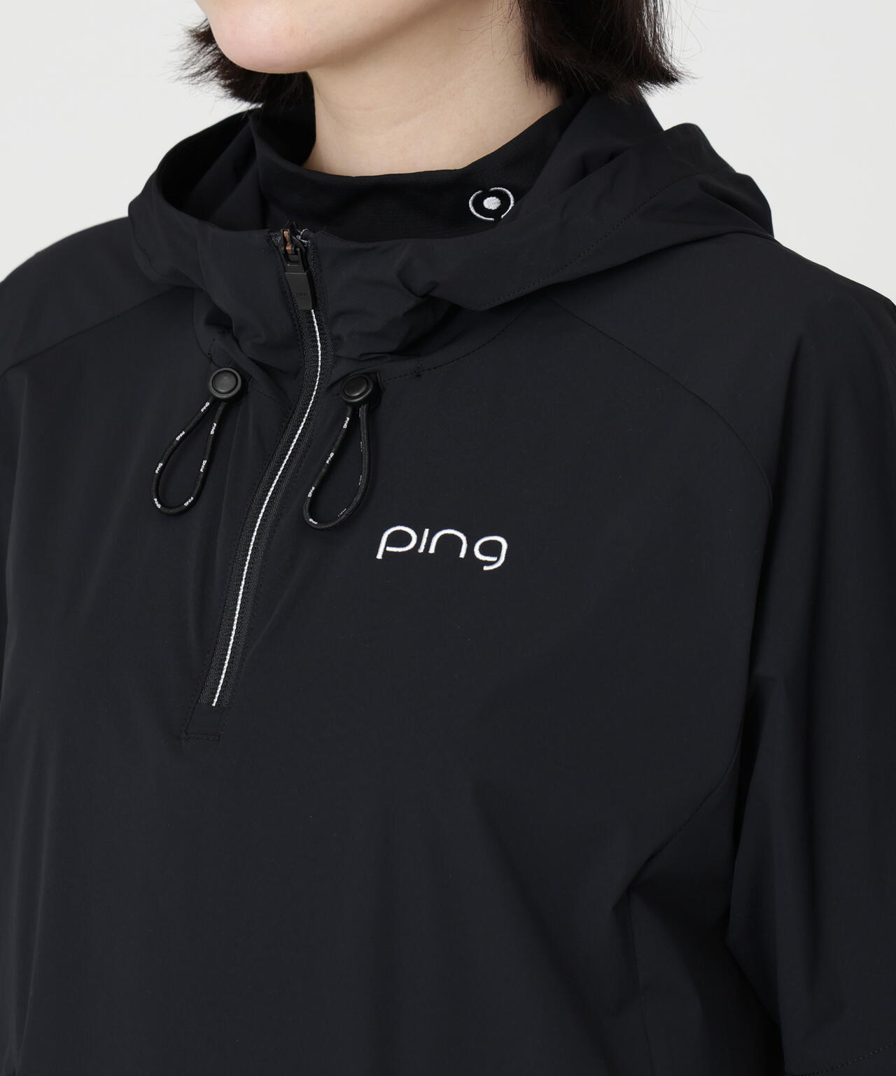 ［PING APPAREL］［接触冷感・UVカット・撥水］レイヤードツインセット (LADIES)