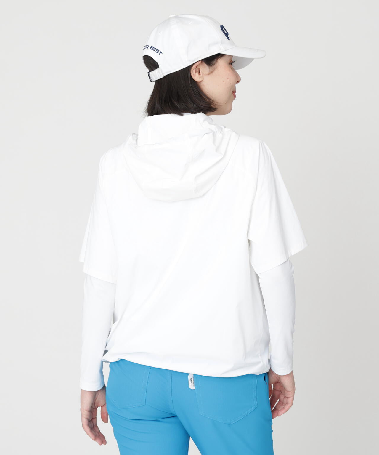 ［PING APPAREL］［接触冷感・UVカット・撥水］レイヤードツインセット (LADIES)