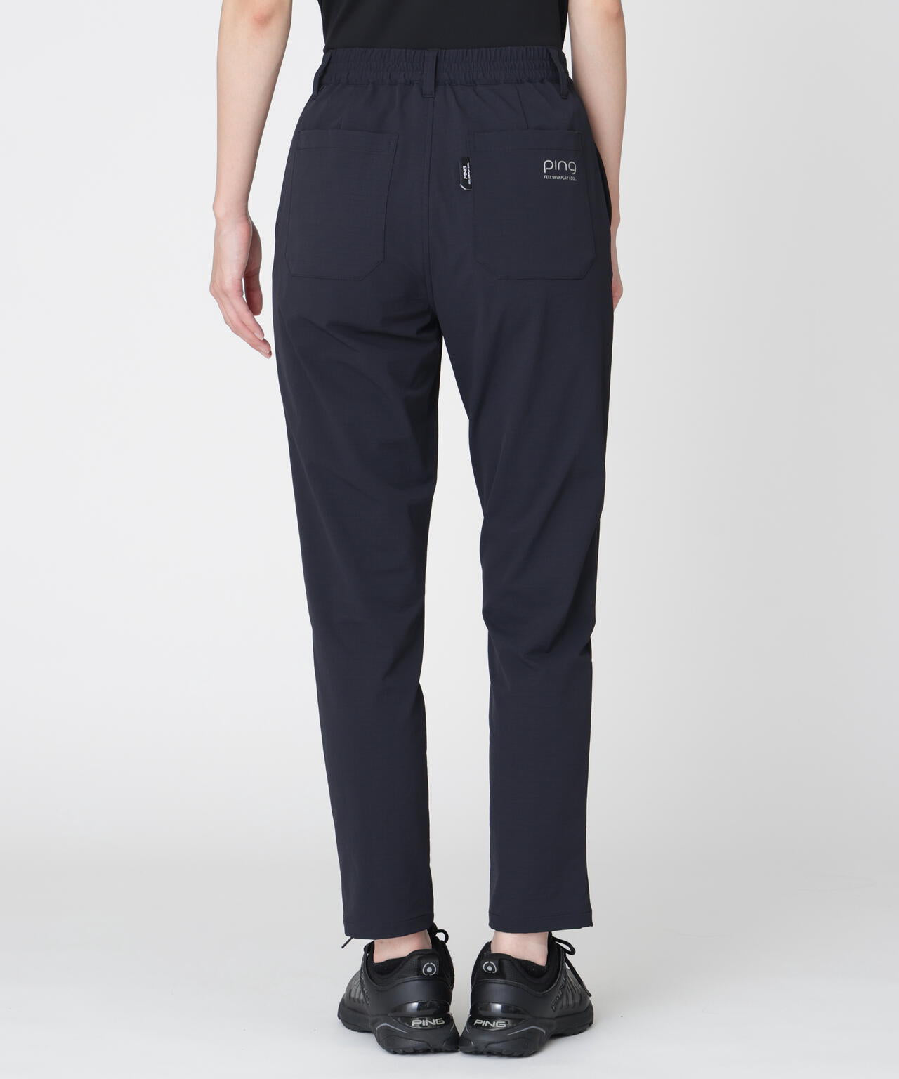 【PING APPAREL】全方向ストレッチ布帛 高機能テーパードパンツ (LADIES)