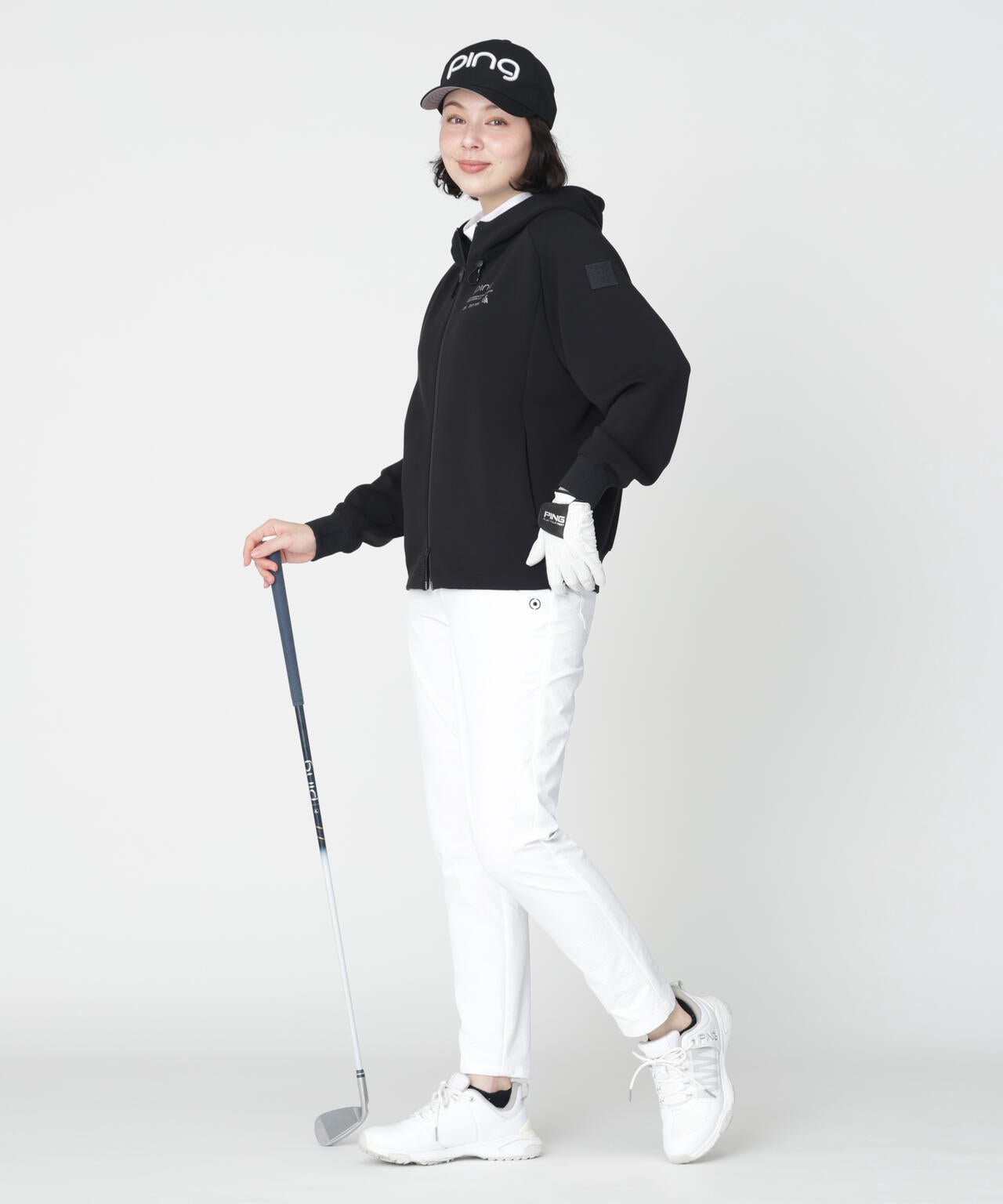 【PING APPAREL】全方向ストレッチ布帛 高機能テーパードパンツ (LADIES)