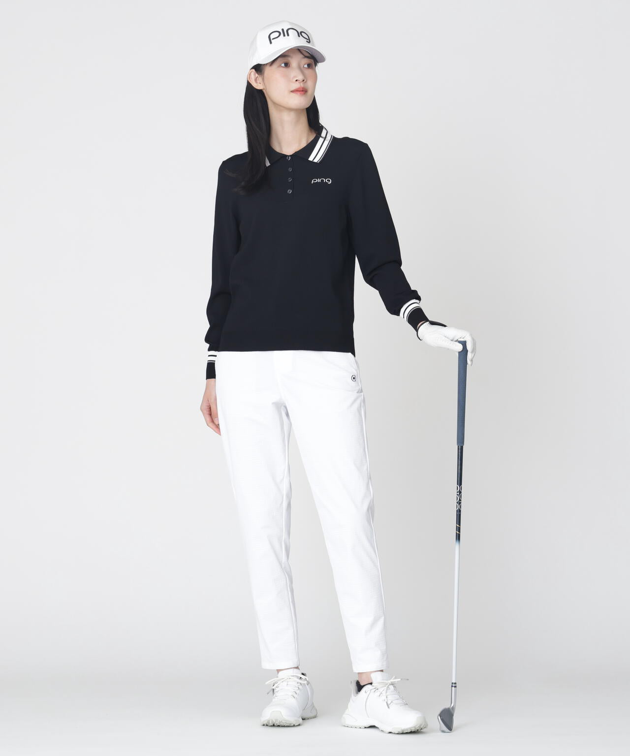 【PING APPAREL】全方向ストレッチ布帛 高機能テーパードパンツ (LADIES)