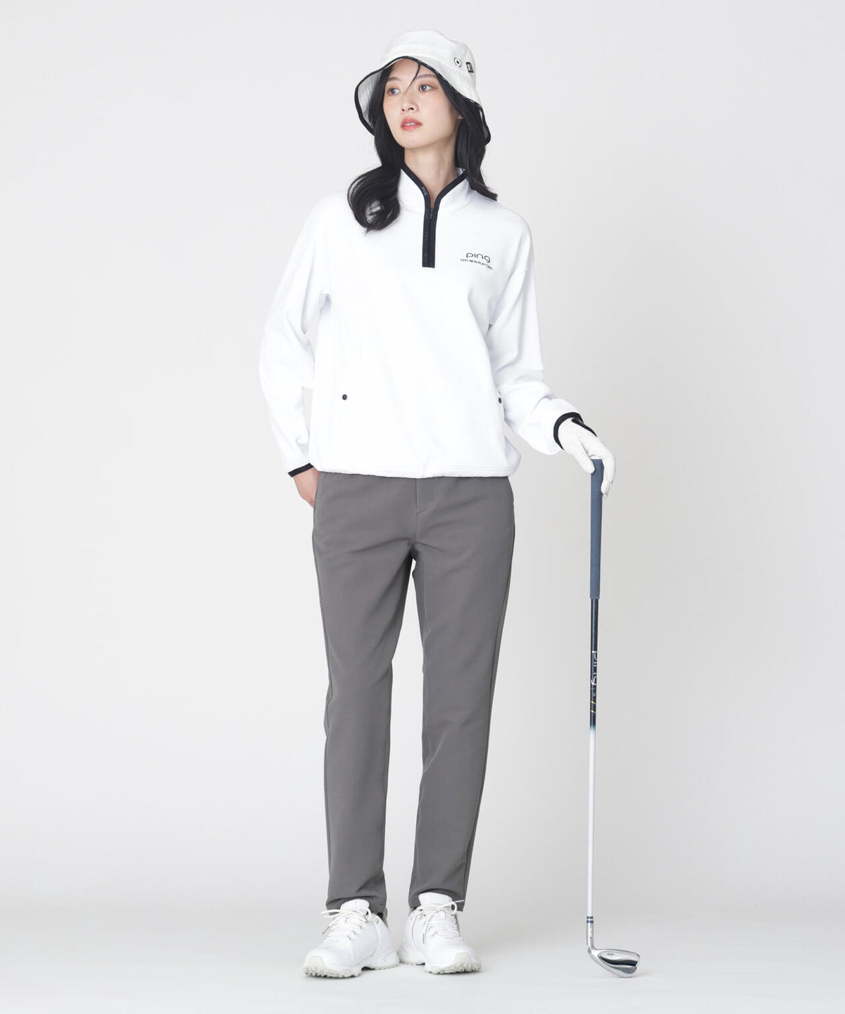 【PING APPAREL】全方向ストレッチパーテックスアンリミテッドテーパードパンツ (LADIES)